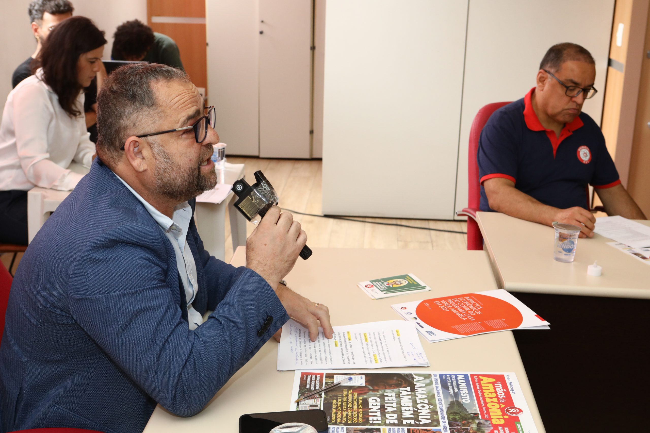 Seminário da ICM pelo Dia Internacional em Memória das Vítimas de Acidentes de Trabalho 28 de Abril realizado no Sindicato do Químicos de São Paulo/SP. Fotos Dino Santos. Brasil_28_04_2025.