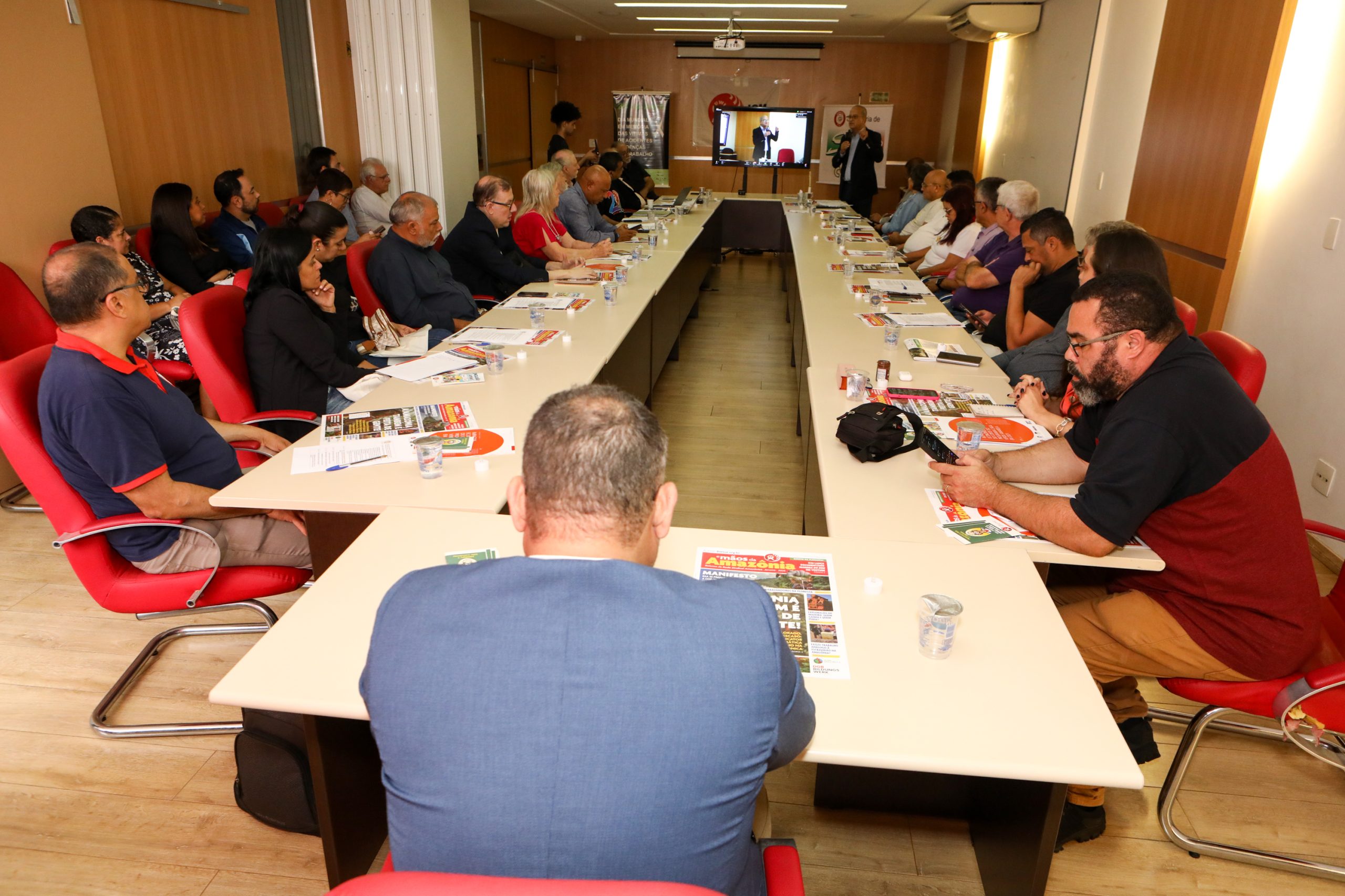 Seminário da ICM pelo Dia Internacional em Memória das Vítimas de Acidentes de Trabalho 28 de Abril realizado no Sindicato do Químicos de São Paulo/SP. Fotos Dino Santos. Brasil_28_04_2025.