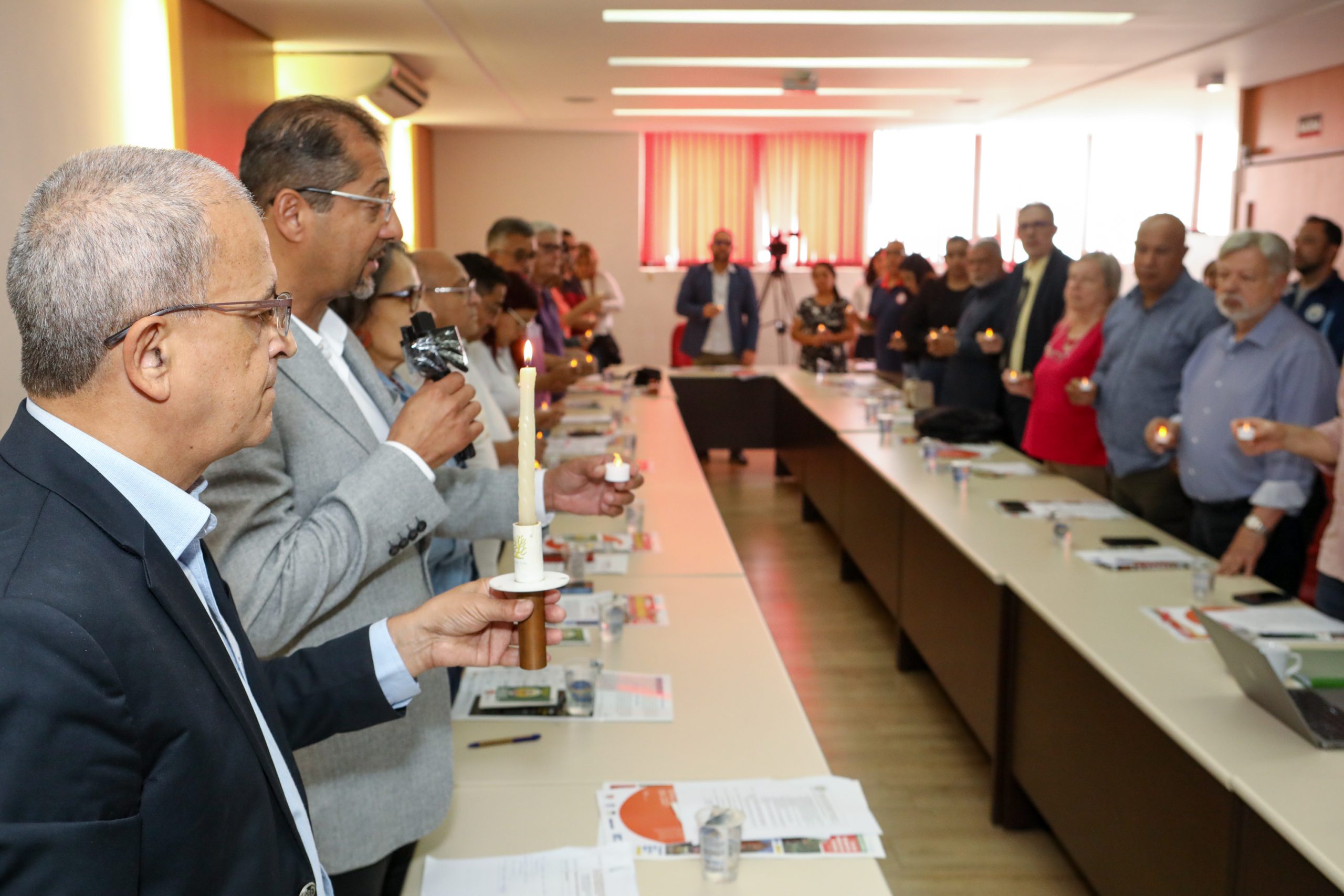 Seminário da ICM pelo Dia Internacional em Memória das Vítimas de Acidentes de Trabalho 28 de Abril realizado no Sindicato do Químicos de São Paulo/SP. Fotos Dino Santos. Brasil_28_04_2025.