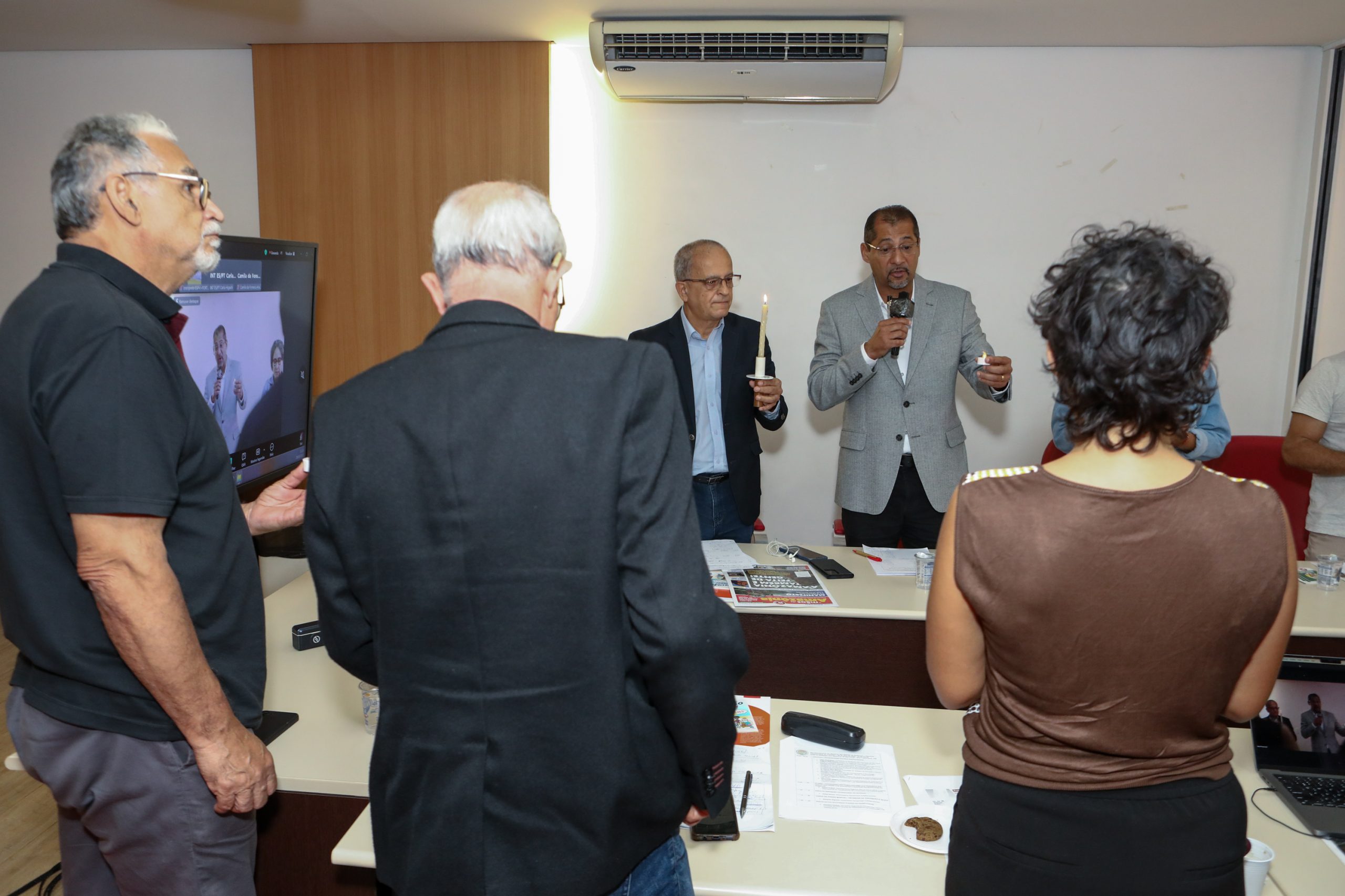 Seminário da ICM pelo Dia Internacional em Memória das Vítimas de Acidentes de Trabalho 28 de Abril realizado no Sindicato do Químicos de São Paulo/SP. Fotos Dino Santos. Brasil_28_04_2025.