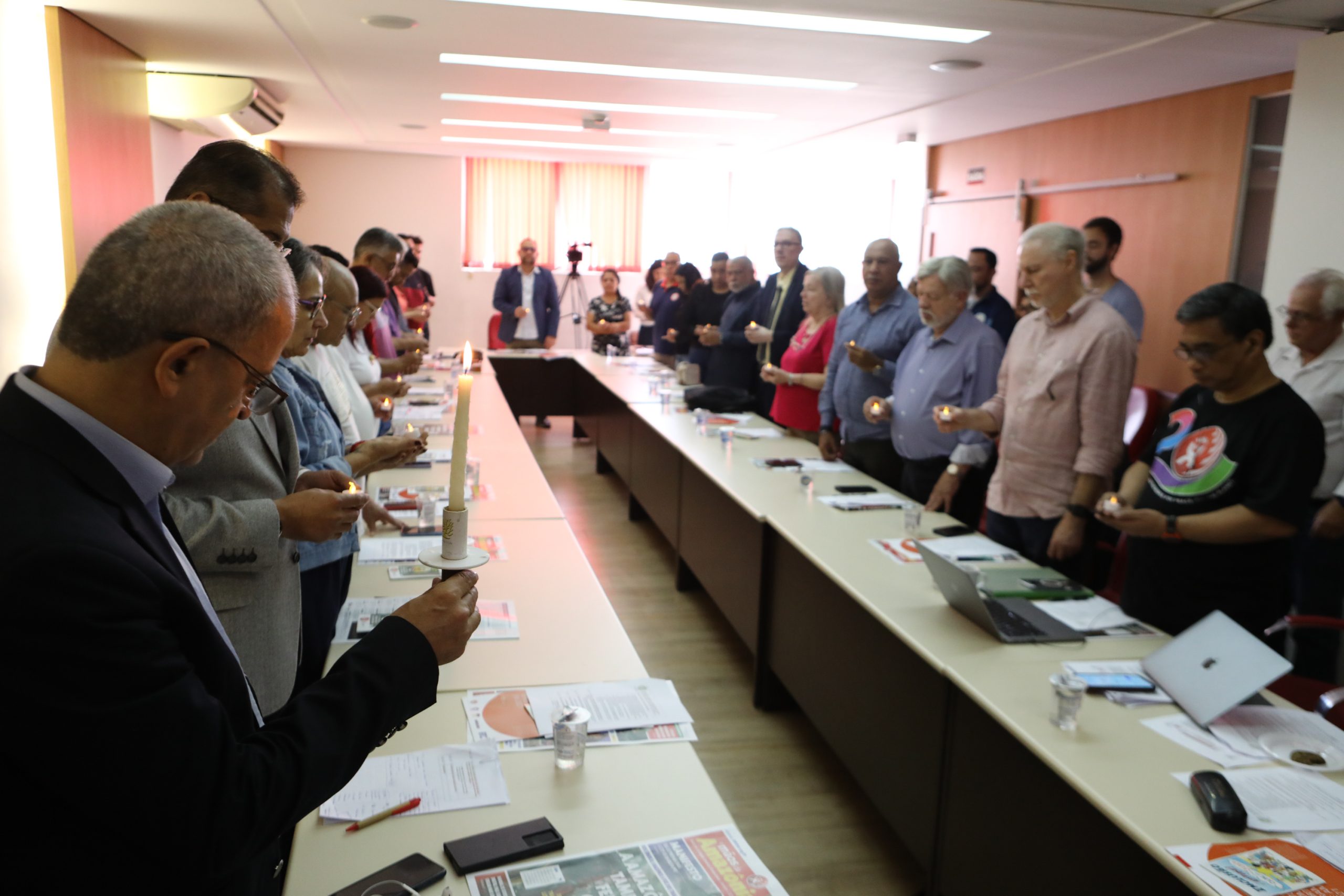 Seminário da ICM pelo Dia Internacional em Memória das Vítimas de Acidentes de Trabalho 28 de Abril realizado no Sindicato do Químicos de São Paulo/SP. Fotos Dino Santos. Brasil_28_04_2025.