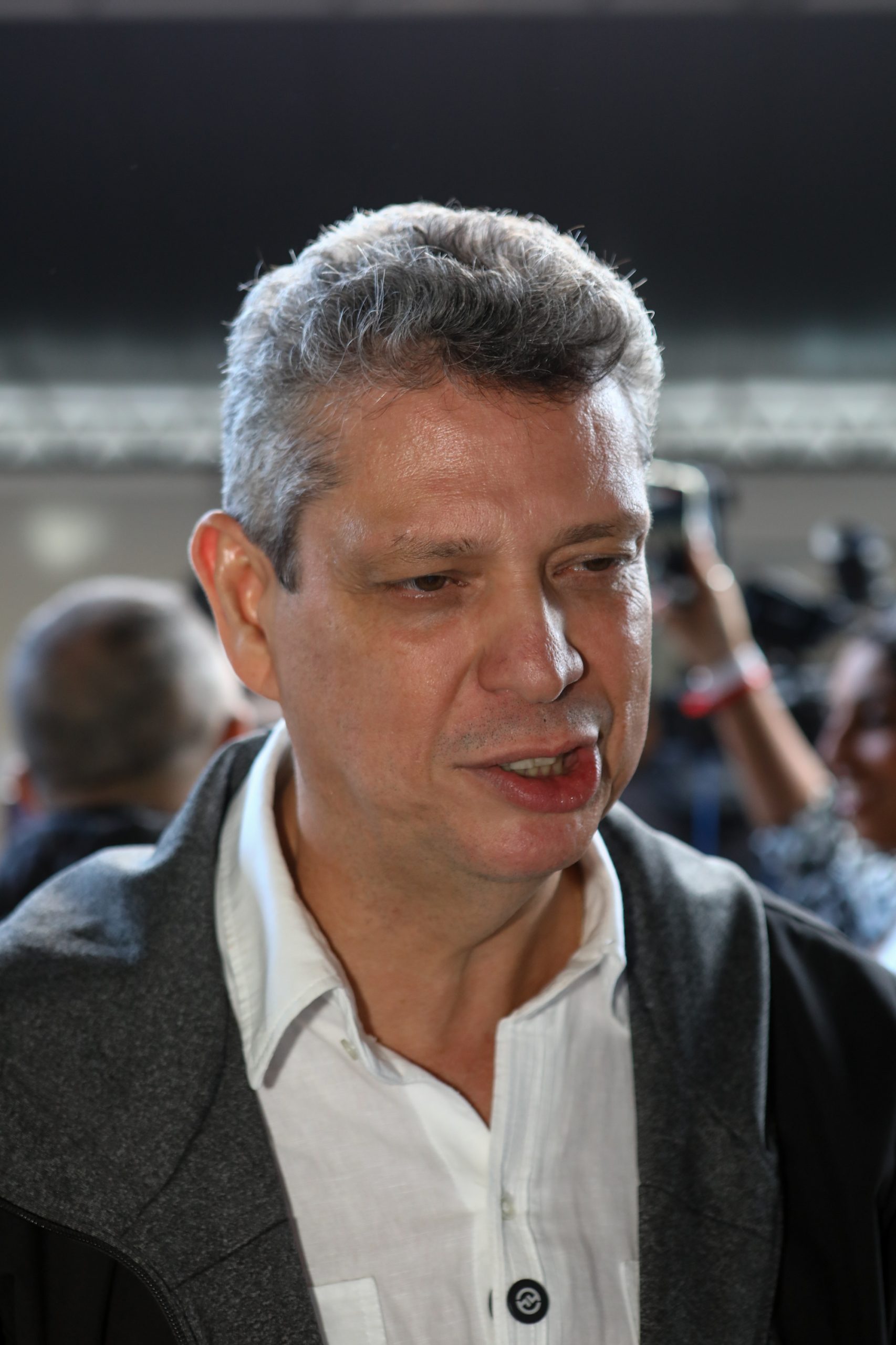 1º de Maio no ABC com slogan redução de jornada sem redução salarial, o fim da escala 6 X 1 e a isenção do imposto de renda para quem ganha R$ 5 mil e 100 anos de lutas e conquistas realizado no Paço Municipal de São Bernardo do Campo/SP. Fotos Dino Santos. Brasil_01_05_2025.