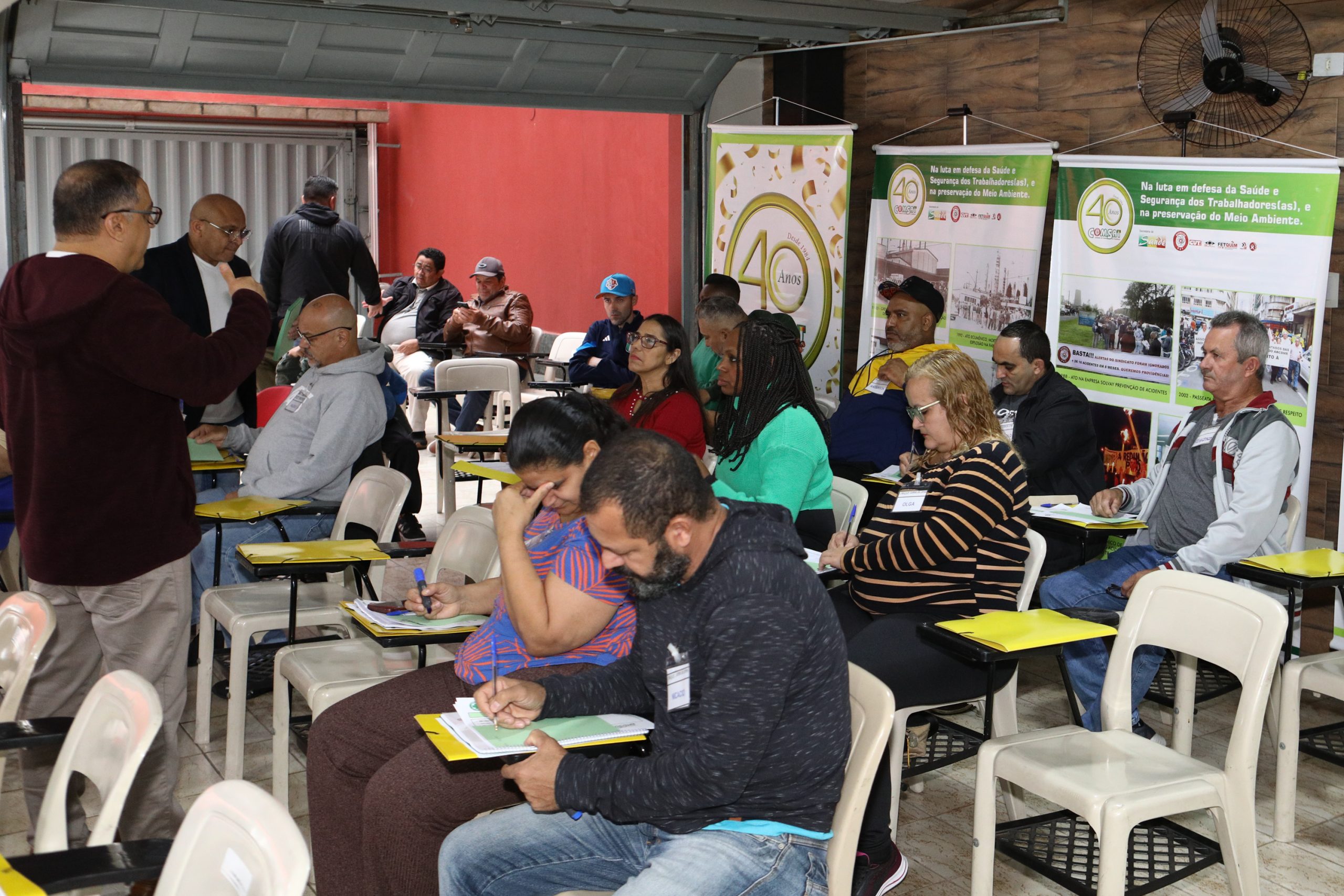 Curso de Cipa na Regionla de Diadema. R. dos Brilhantes, 232 - Centro, Diadema/SP. Fotos Dino Santos. Brasil_25_05_2025.