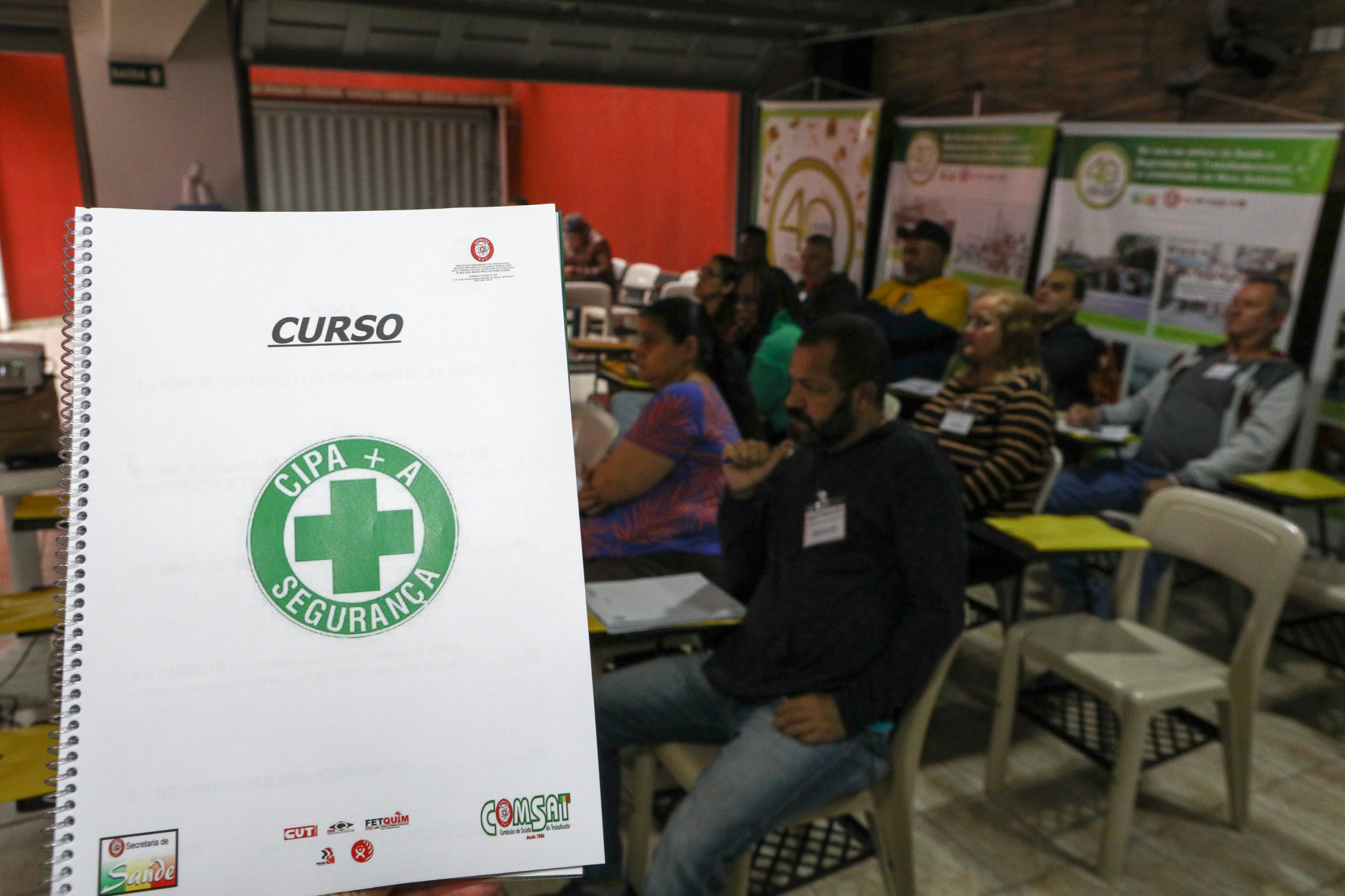 Curso de Cipa na Regionla de Diadema. R. dos Brilhantes, 232 - Centro, Diadema/SP. Fotos Dino Santos. Brasil_25_05_2025.