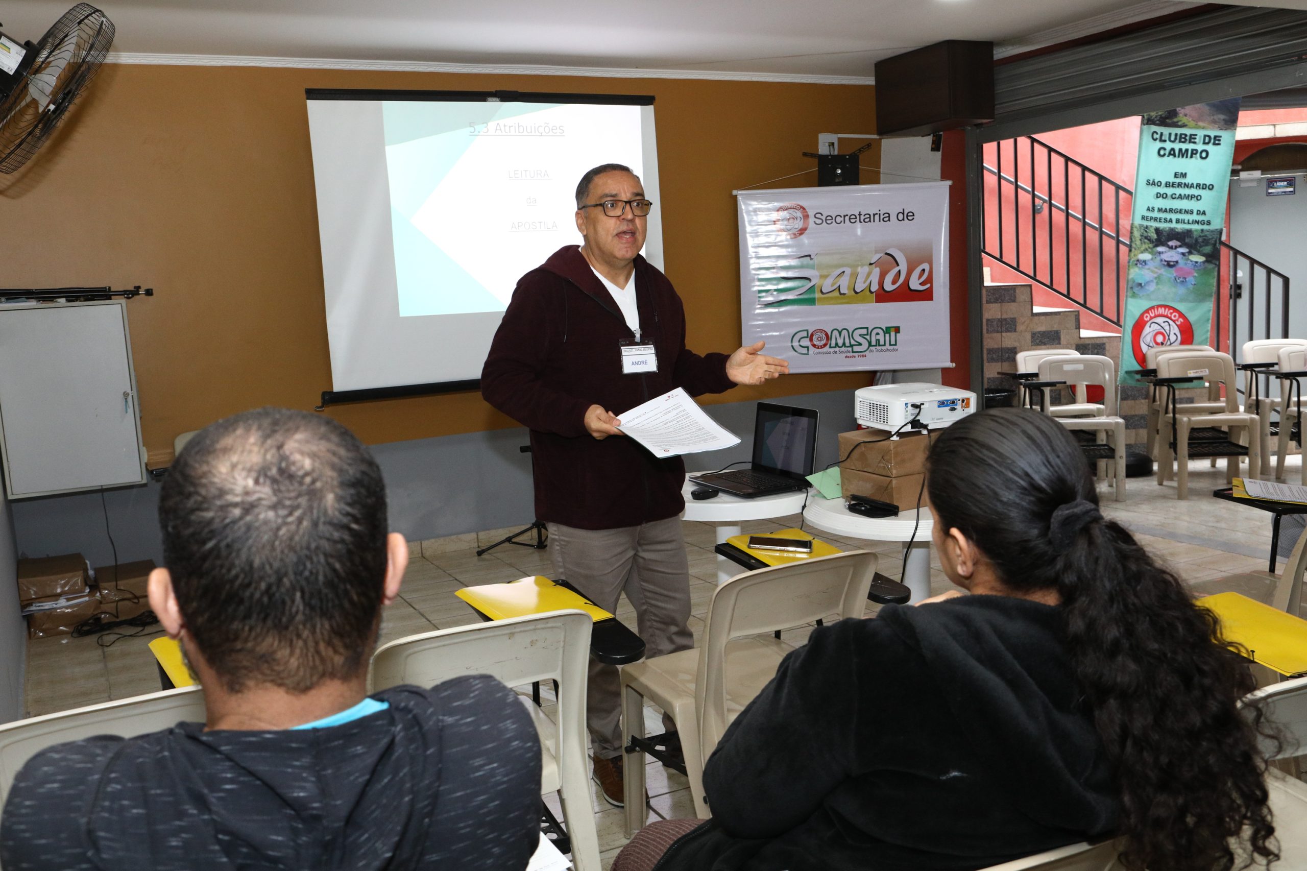 Curso de Cipa na Regionla de Diadema. R. dos Brilhantes, 232 - Centro, Diadema/SP. Fotos Dino Santos. Brasil_25_05_2025.