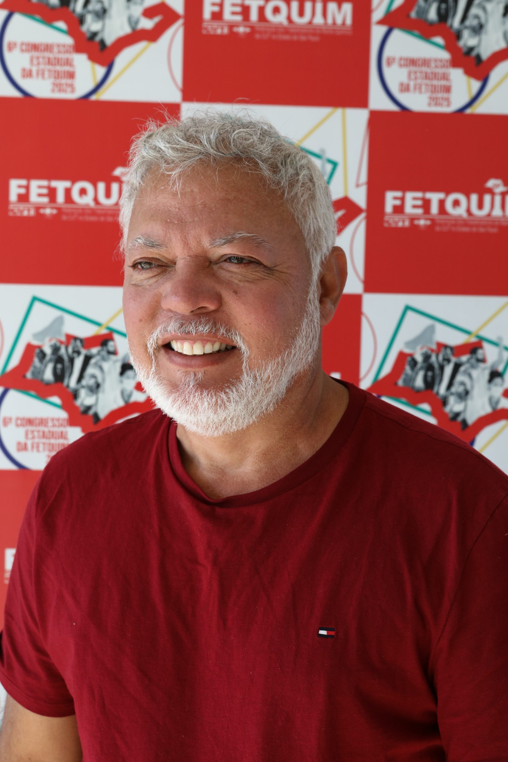 6º Congresso Estadual da Fetquim como slogan Direito, Saúde e Democracia realizado na Côlonia de Férias dos Viajantes. Av. Dos Sindicatos, 1083 Praia Grande-SP. Fotos Dino Santos. Brasil_25_06_2025.