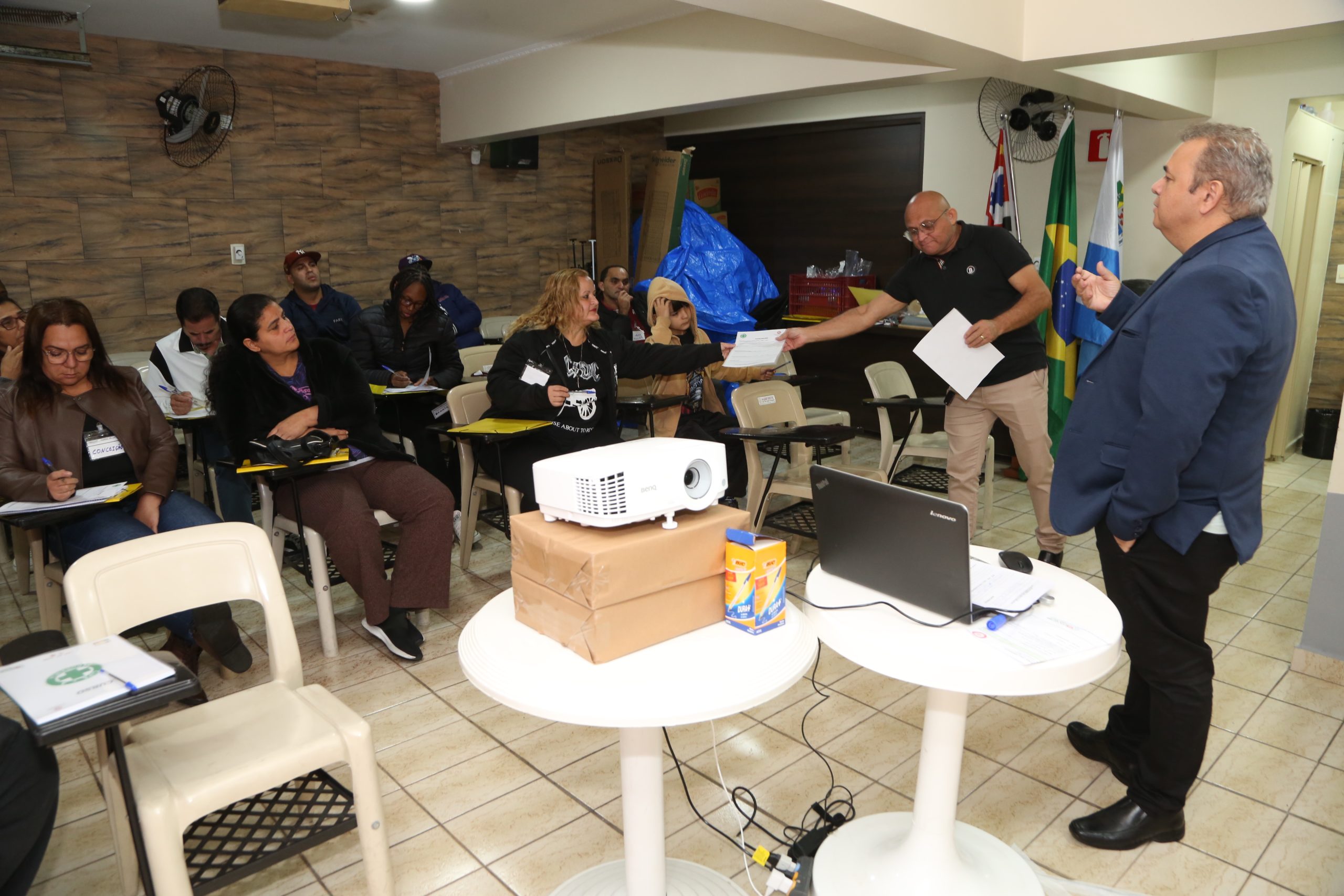 Certificação do curso de Cipa realizado na Regional de Diadema. Fotos Valdir Lopes. Brasil_31_05_2025.