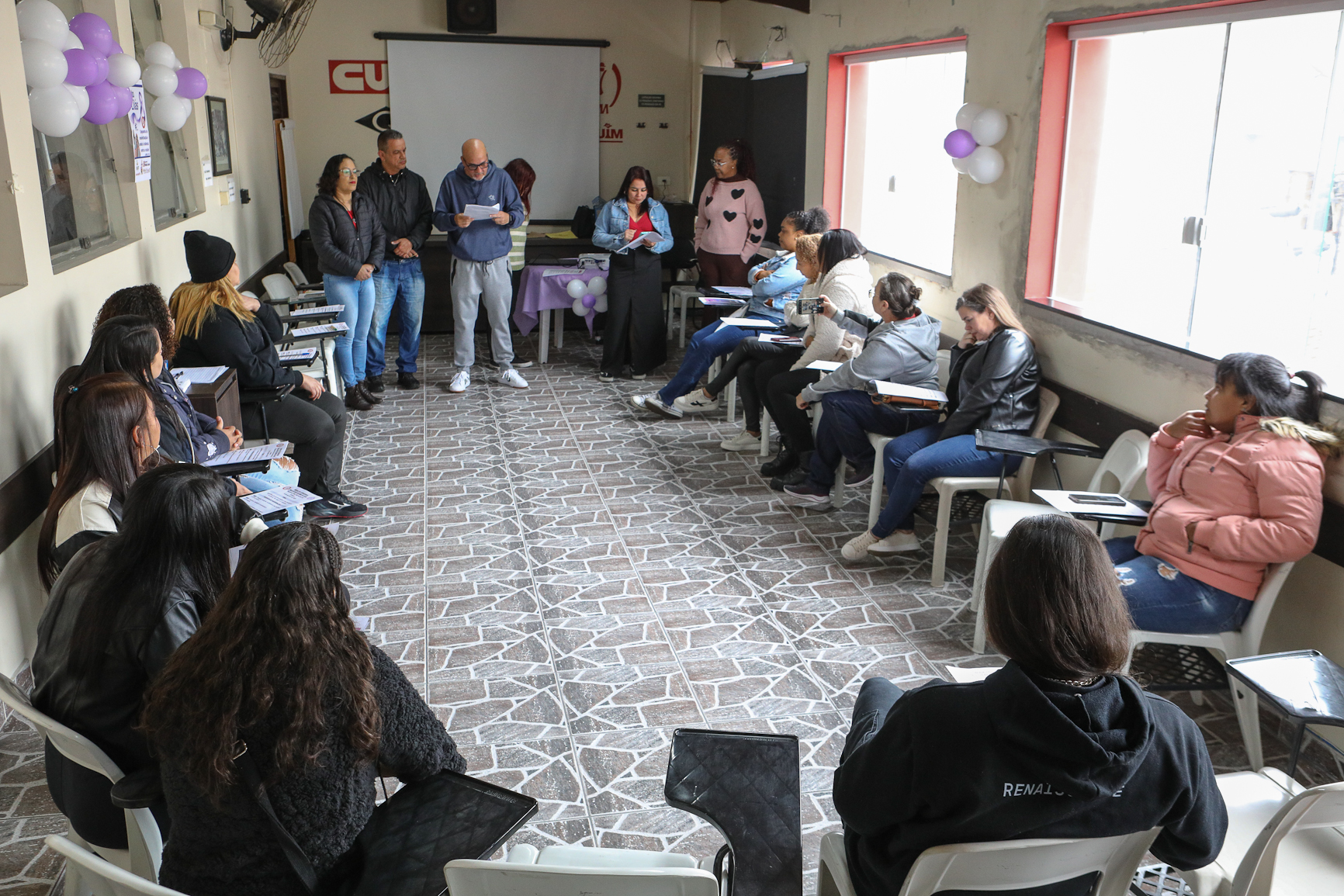 2º Roda de Conversa entre as mulheres Químicas do ABC com o tema Igualdade de oportunidade entre homens e mulheres no trabalho e na vida realizado na regional de São Bernardo do Campo-SP. Fotos Dino Santos. Brasil_16_08_ 2025.