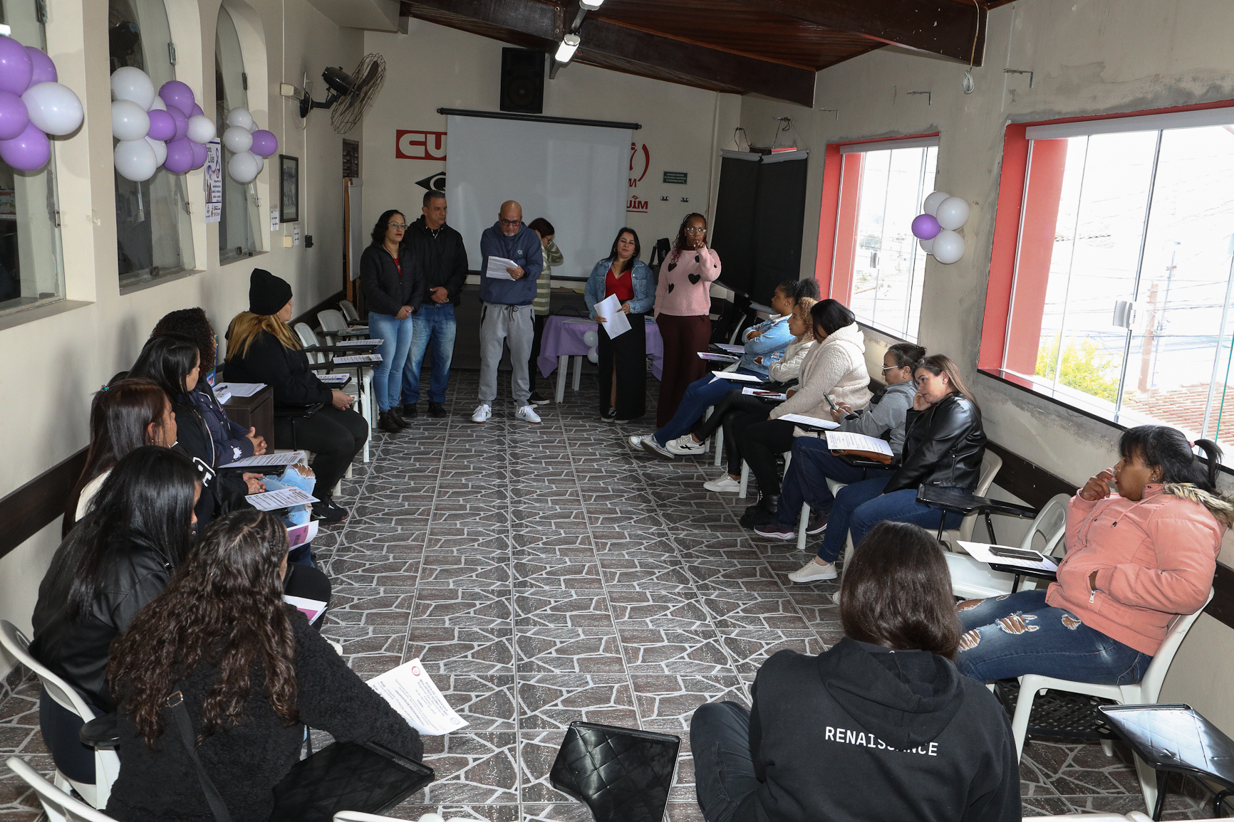 2º Roda de Conversa entre as mulheres Químicas do ABC com o tema Igualdade de oportunidade entre homens e mulheres no trabalho e na vida realizado na regional de São Bernardo do Campo-SP. Fotos Dino Santos. Brasil_16_08_ 2025.