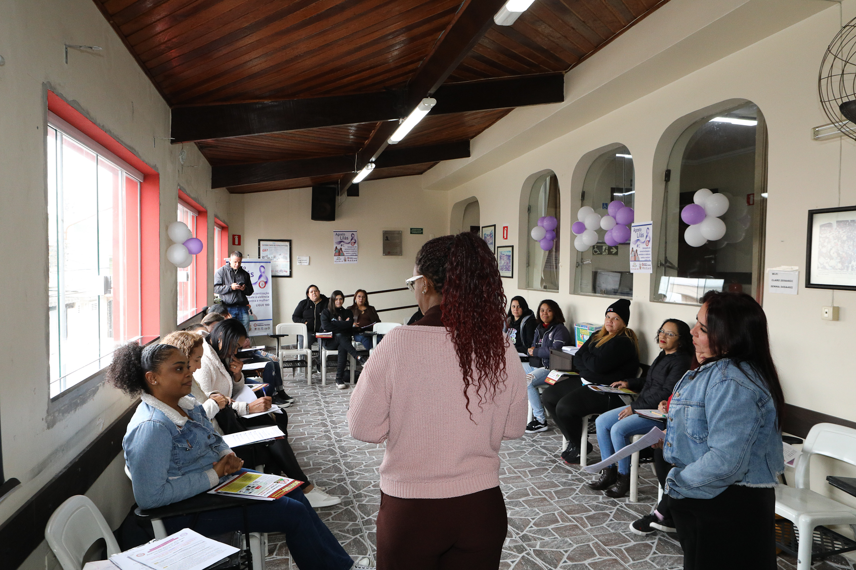 2º Roda de Conversa entre as mulheres Químicas do ABC com o tema Igualdade de oportunidade entre homens e mulheres no trabalho e na vida realizado na regional de São Bernardo do Campo-SP. Fotos Dino Santos. Brasil_16_08_ 2025.