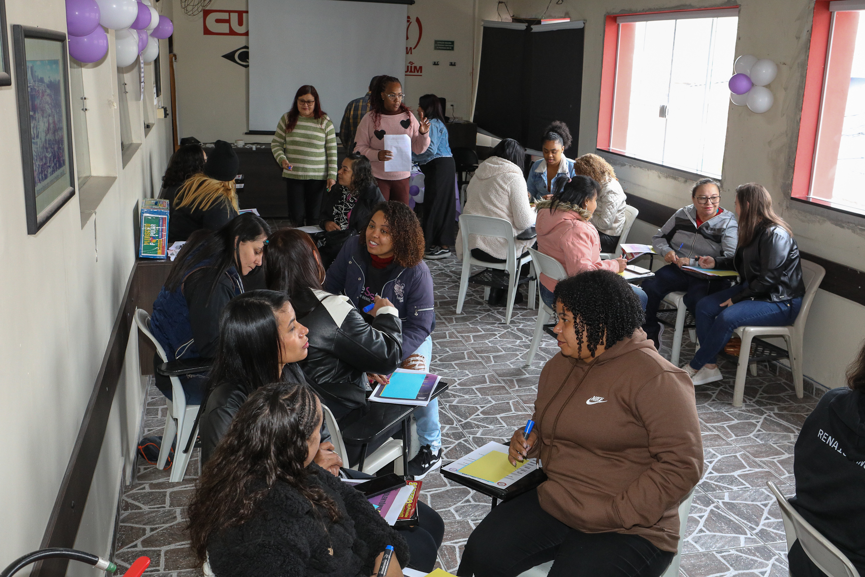 2º Roda de Conversa entre as mulheres Químicas do ABC com o tema Igualdade de oportunidade entre homens e mulheres no trabalho e na vida realizado na regional de São Bernardo do Campo-SP. Fotos Dino Santos. Brasil_16_08_ 2025.