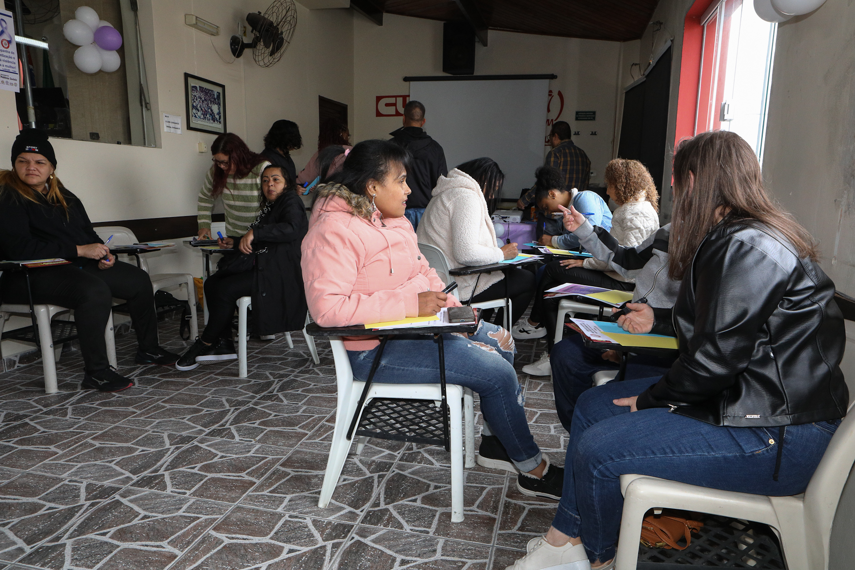 2º Roda de Conversa entre as mulheres Químicas do ABC com o tema Igualdade de oportunidade entre homens e mulheres no trabalho e na vida realizado na regional de São Bernardo do Campo-SP. Fotos Dino Santos. Brasil_16_08_ 2025.