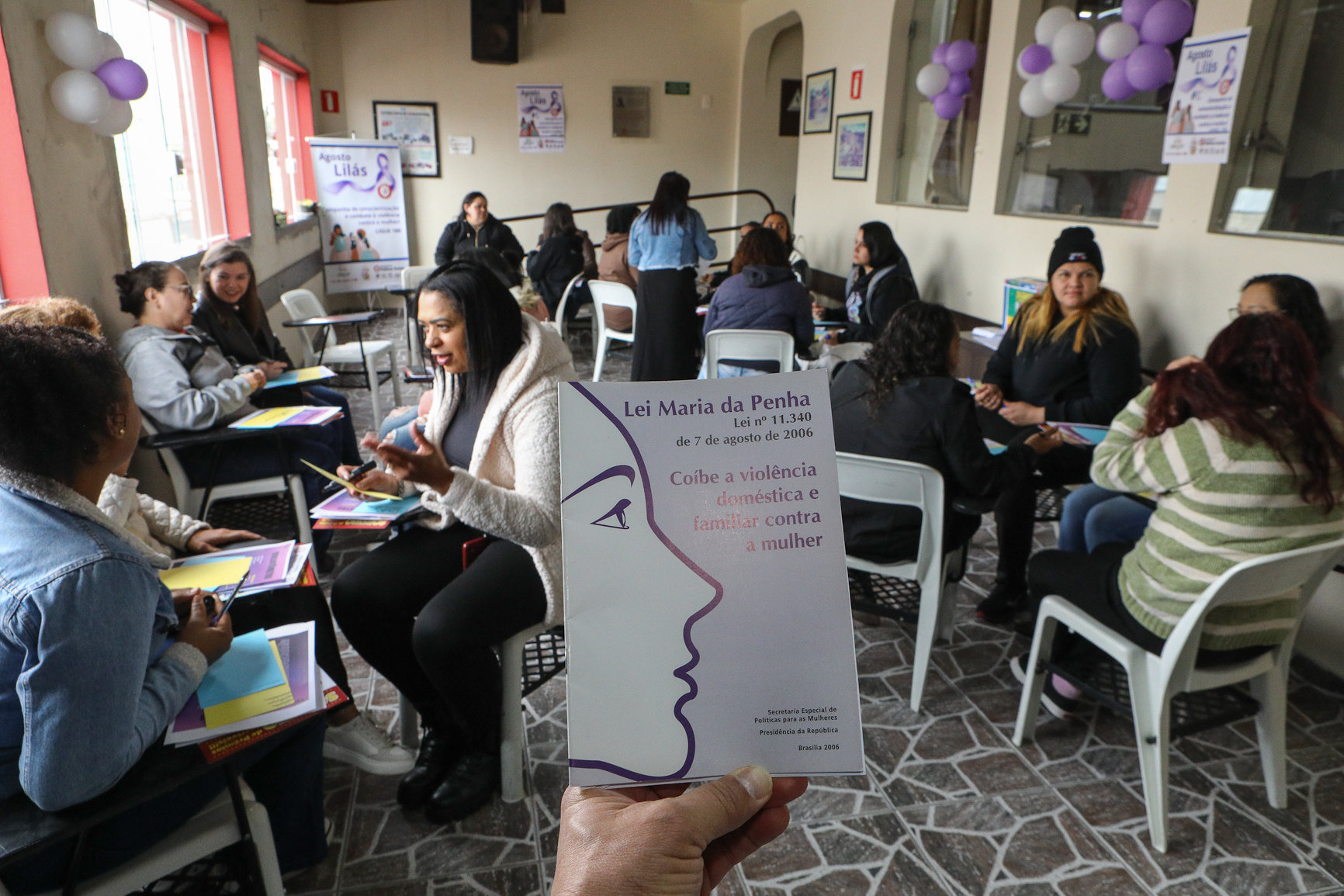 2º Roda de Conversa entre as mulheres Químicas do ABC com o tema Igualdade de oportunidade entre homens e mulheres no trabalho e na vida realizado na regional de São Bernardo do Campo-SP. Fotos Dino Santos. Brasil_16_08_ 2025.