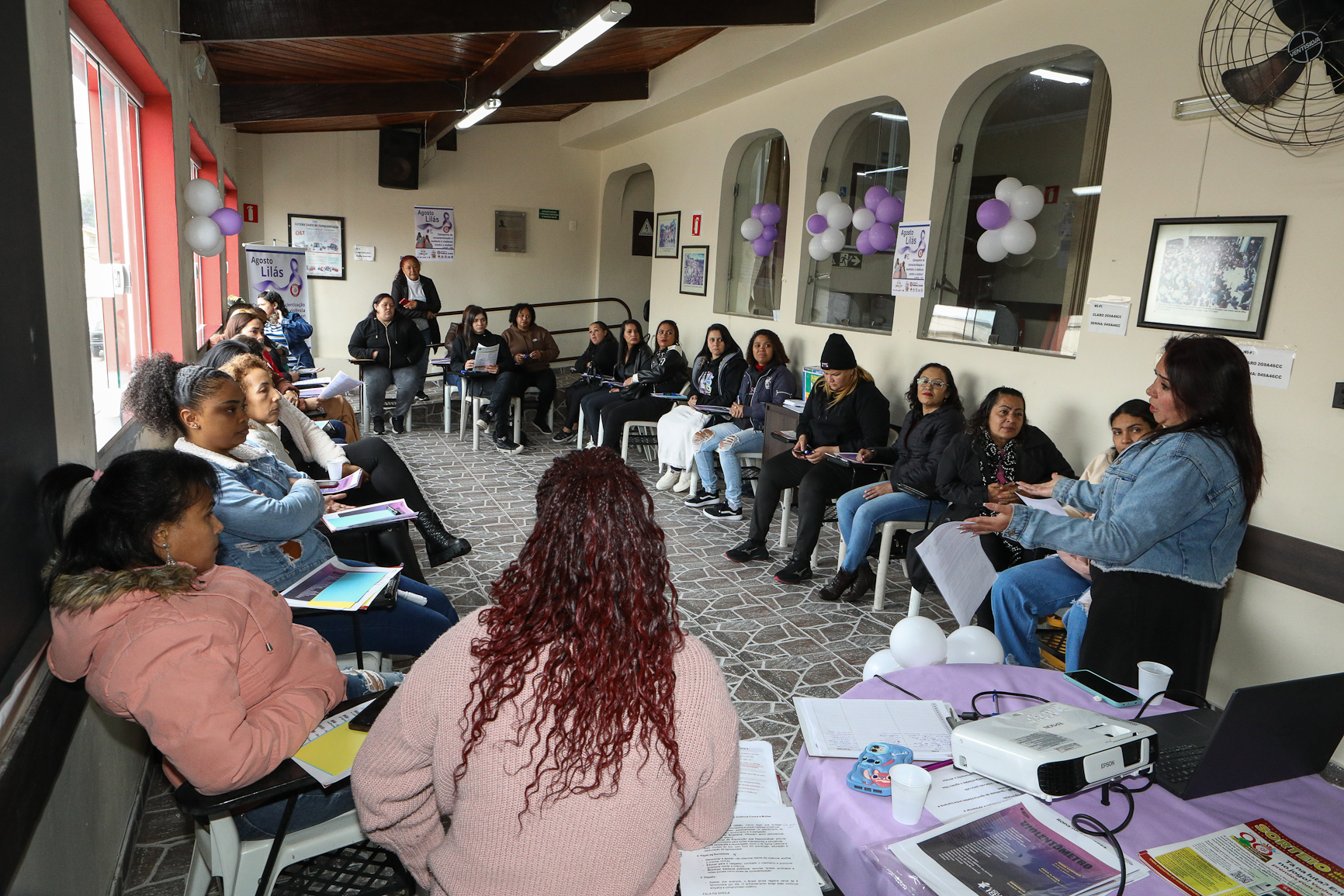 2º Roda de Conversa entre as mulheres Químicas do ABC com o tema Igualdade de oportunidade entre homens e mulheres no trabalho e na vida realizado na regional de São Bernardo do Campo-SP. Fotos Dino Santos. Brasil_16_08_ 2025.