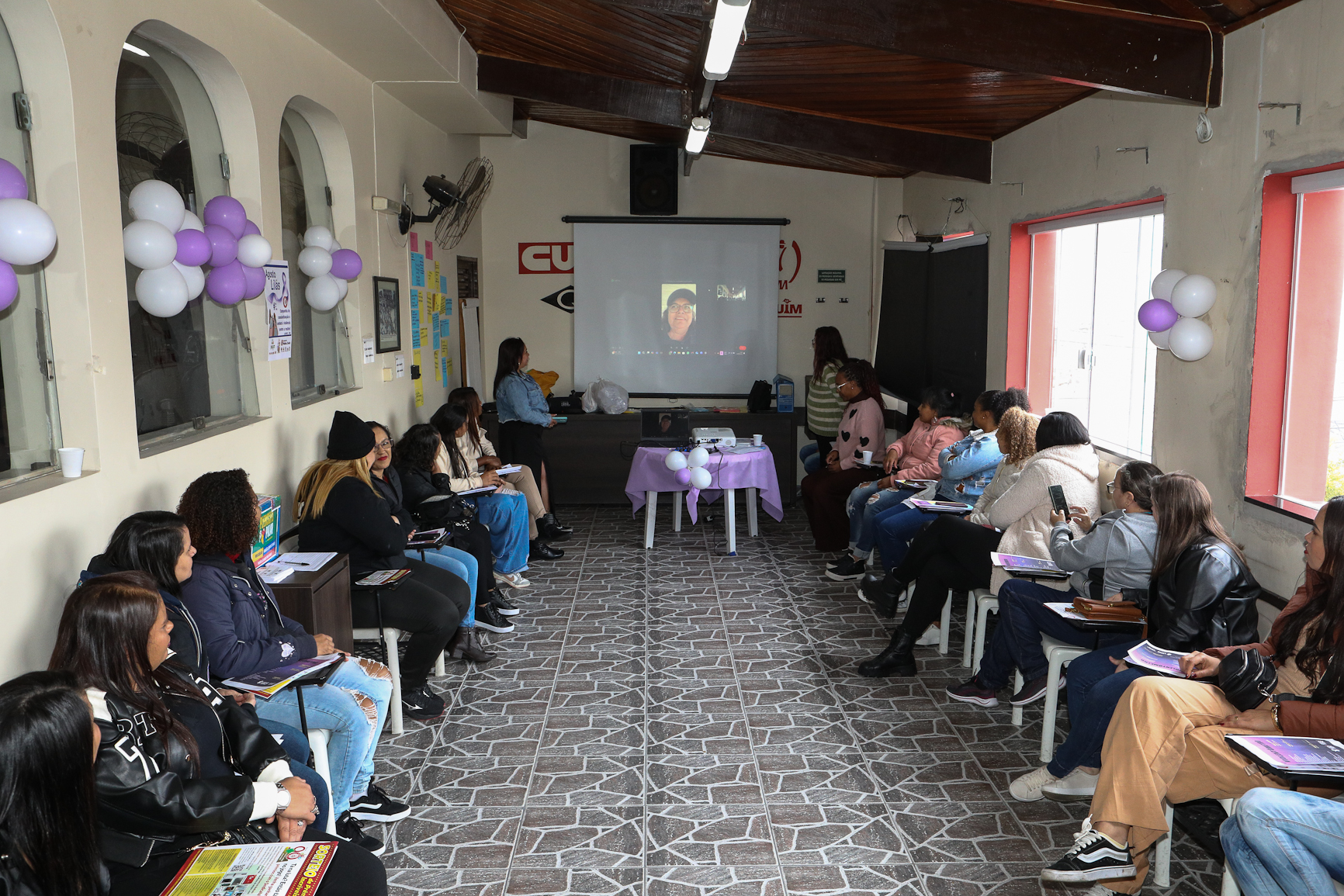 2º Roda de Conversa entre as mulheres Químicas do ABC com o tema Igualdade de oportunidade entre homens e mulheres no trabalho e na vida realizado na regional de São Bernardo do Campo-SP. Fotos Dino Santos. Brasil_16_08_ 2025.