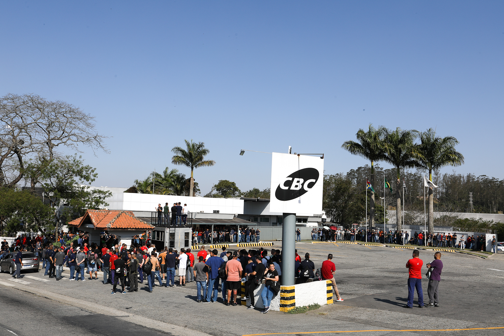 Assembleia para esclarecer o tarifaço de Donald Trump para o Brasil na empresa CBC. Av. Humberto de Campo, 3.220 - Ribeirão Pires/SP. Fotos Dino Santos. Brasil_22_08_2025.