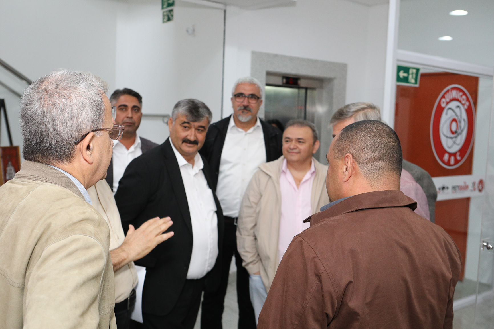 Visita da delegação Turca no colegiado da direção na Sede do Sindicato. Rua Senador Flaquer, 813 - Centro de Santo André-SP. Fotos Dino Santos. Brasil_04_08_2025.