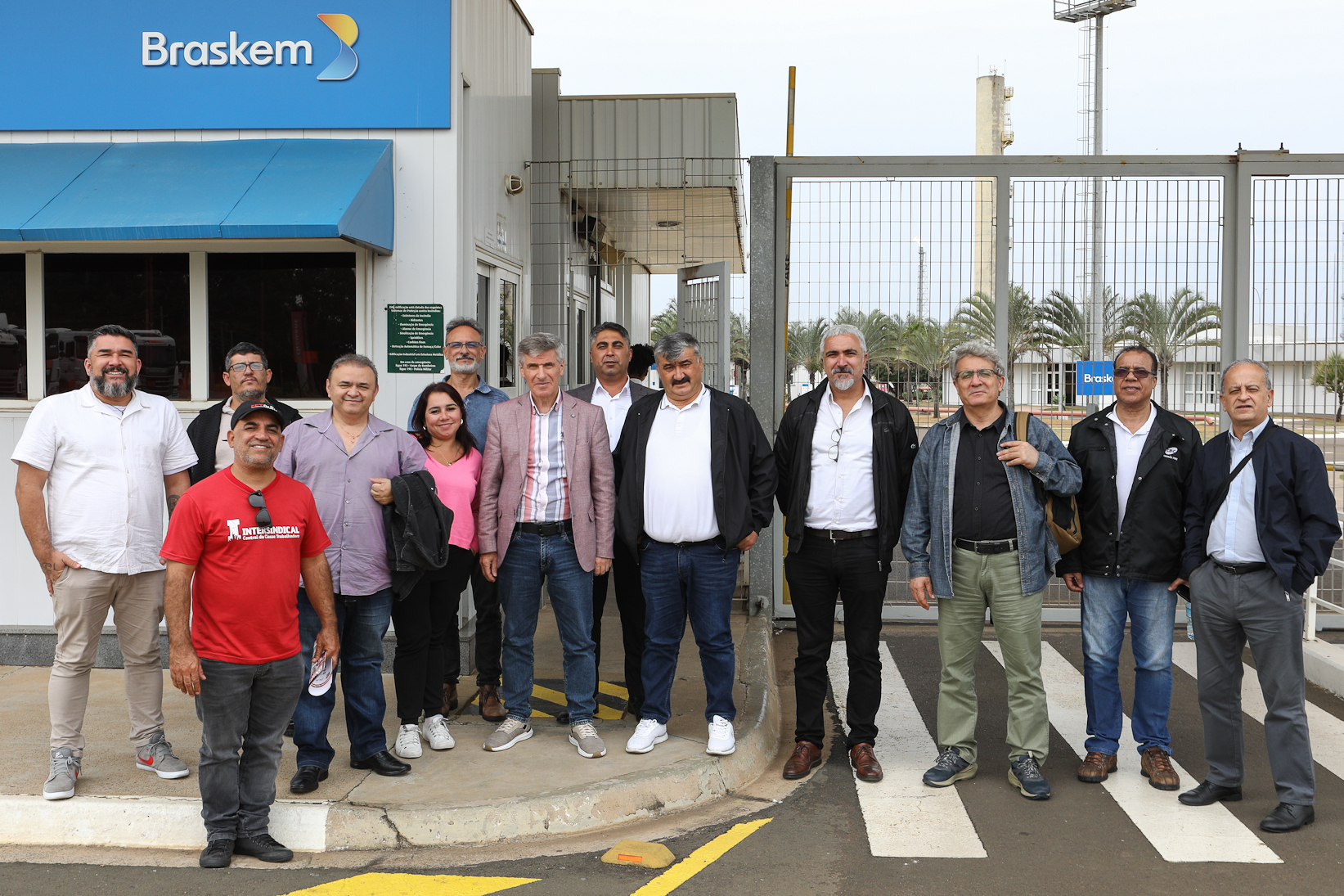 FETQUIM, Unificados e Químicos do ABC recebem delegação de Sindicalistas da Petrol IS, da Turquia. Fotos Dino Santos. Brasil_05_08_2025.