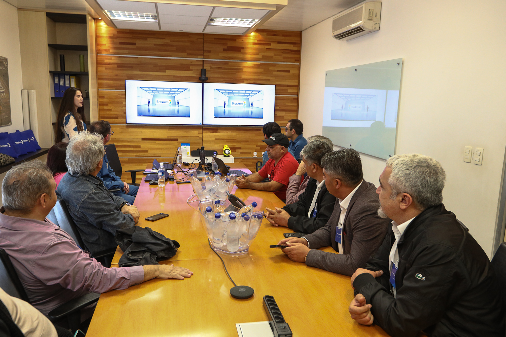 FETQUIM, Unificados e Químicos do ABC recebem delegação de Sindicalistas da Petrol IS, da Turquia. Fotos Dino Santos. Brasil_05_08_2025.