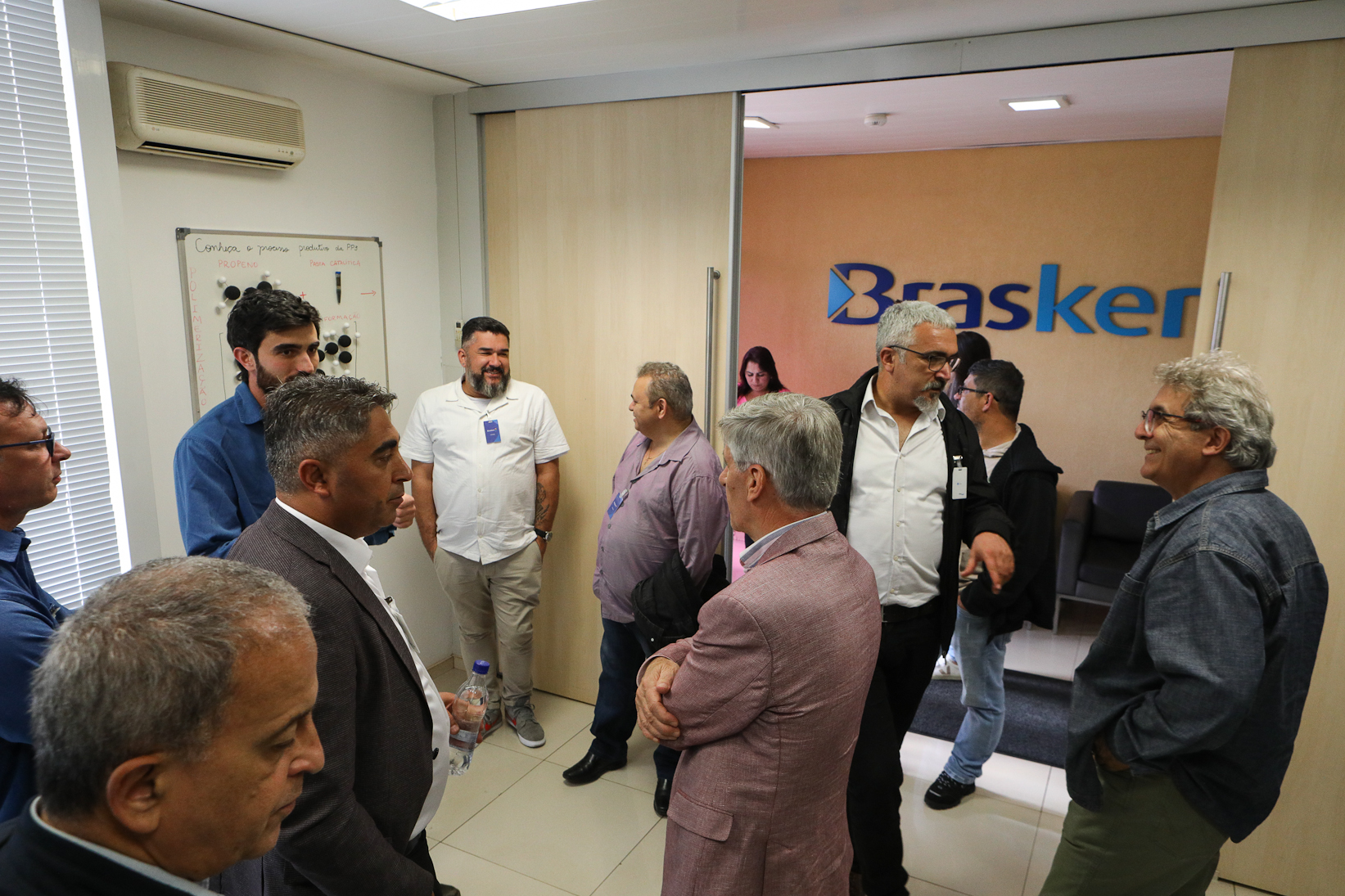 FETQUIM, Unificados e Químicos do ABC recebem delegação de Sindicalistas da Petrol IS, da Turquia. Fotos Dino Santos. Brasil_05_08_2025.