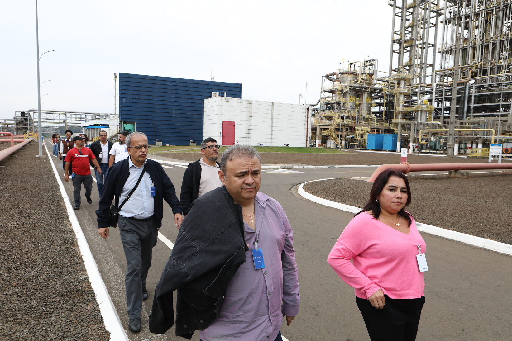 FETQUIM, Unificados e Químicos do ABC recebem delegação de Sindicalistas da Petrol IS, da Turquia. Fotos Dino Santos. Brasil_05_08_2025.