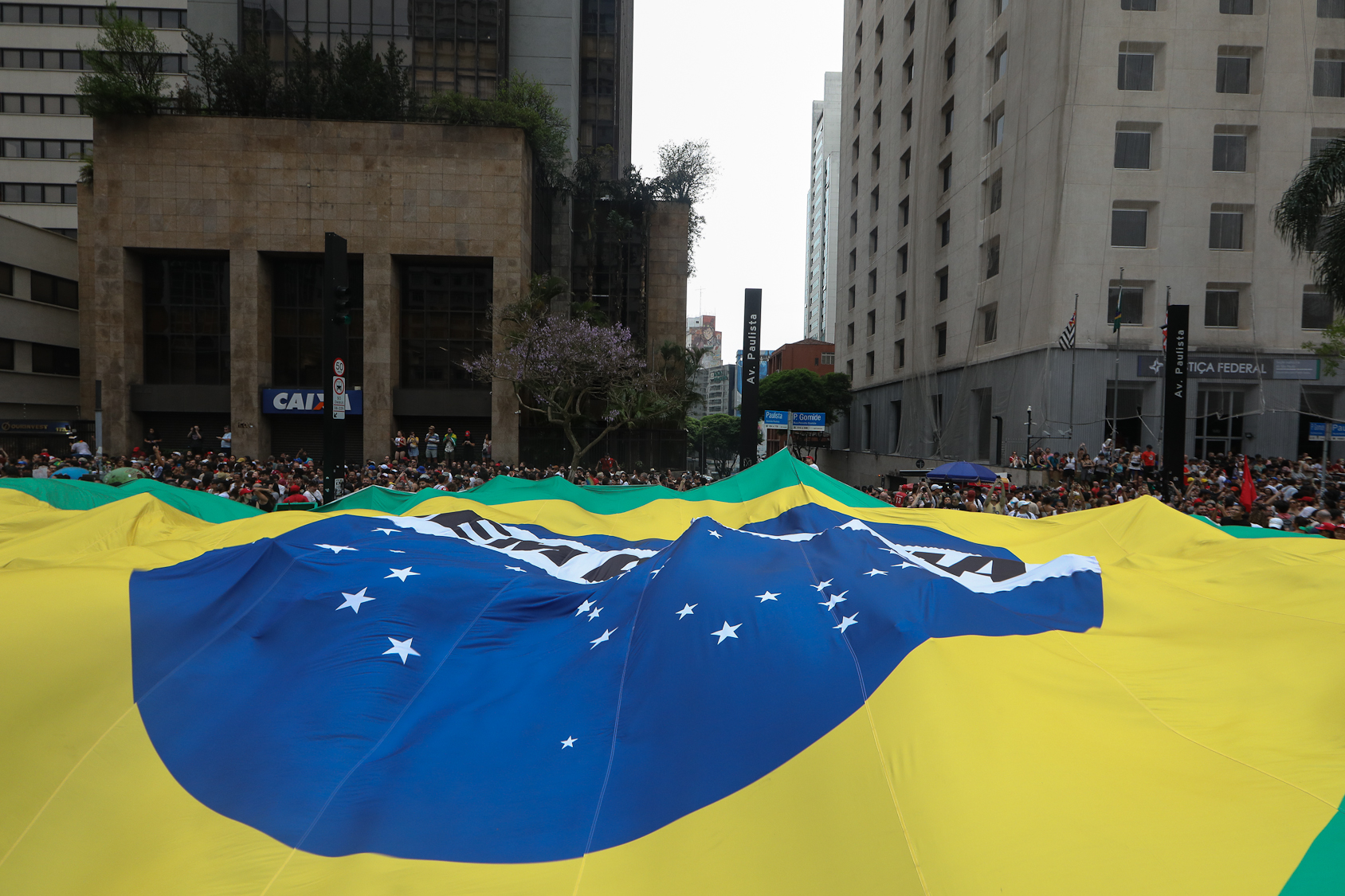 Ato sem anistia para a golpistas e nem PEC da Blindagem realizado na Av. Paulista. Fotos Dino Santos. Brasil_21_09_2025.