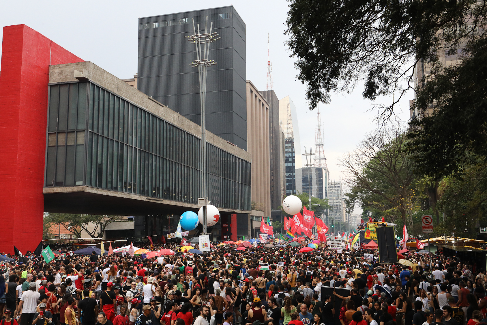 Ato sem anistia para a golpistas e nem PEC da Blindagem realizado na Av. Paulista. Fotos Dino Santos. Brasil_21_09_2025.