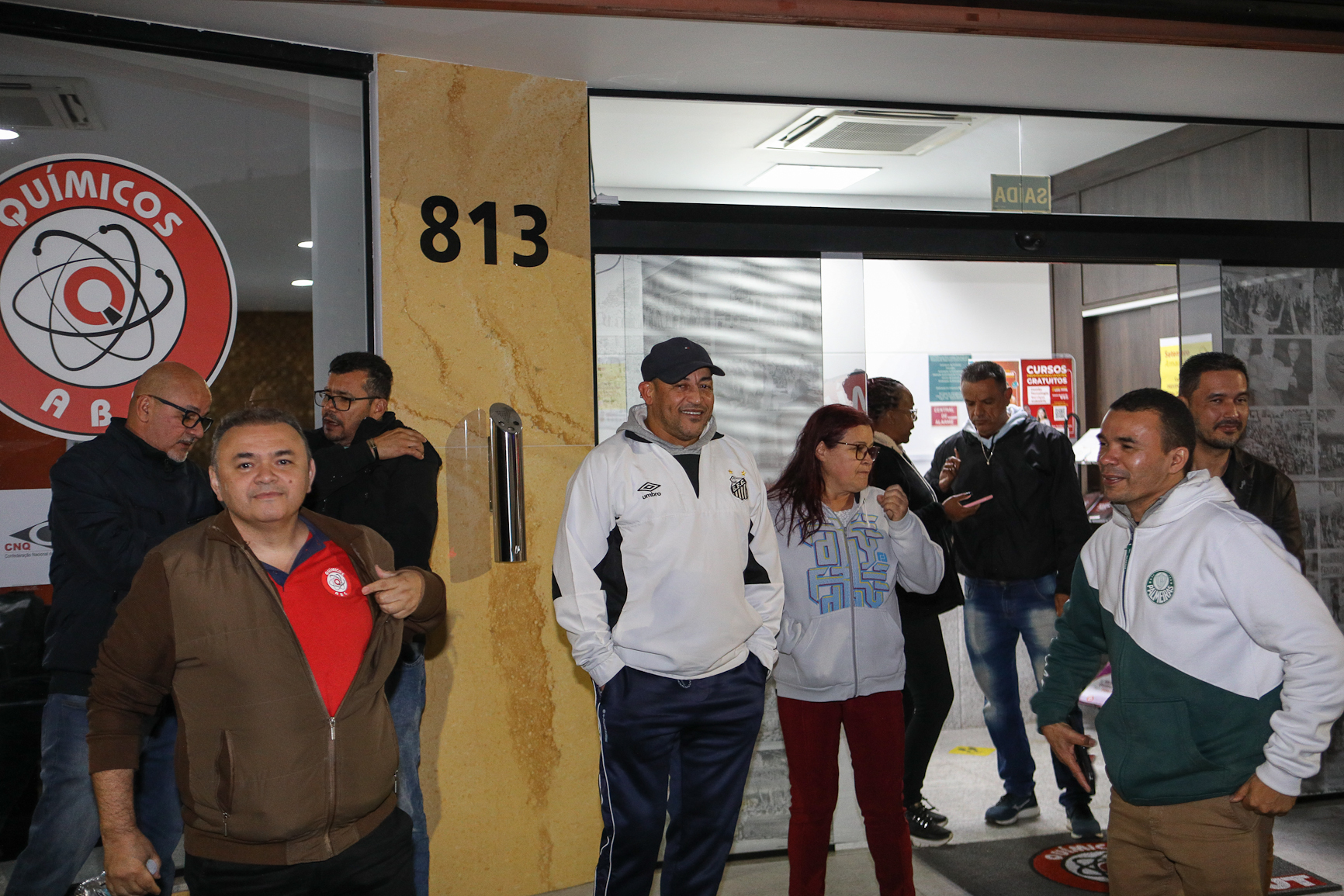 Assembleia para aprovar a pauta da campanha salarial 2025/2026 realizada na Sede do Sindicato dos Químicos do ABC. Rua Senador Fláquer, 813 - Centro de Santo André-SP. Fotos Dino Santos. Brasil_25_09_2025.