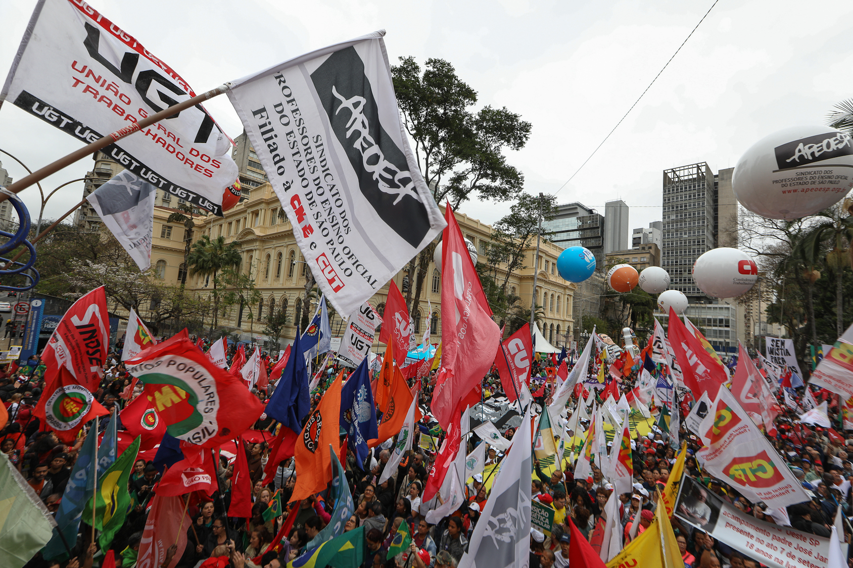 Dia dos excluidos ato pela Soberania Nacional na Praça da Republica-SP. Fotos Dino Santos Brasil_07_09_2025.