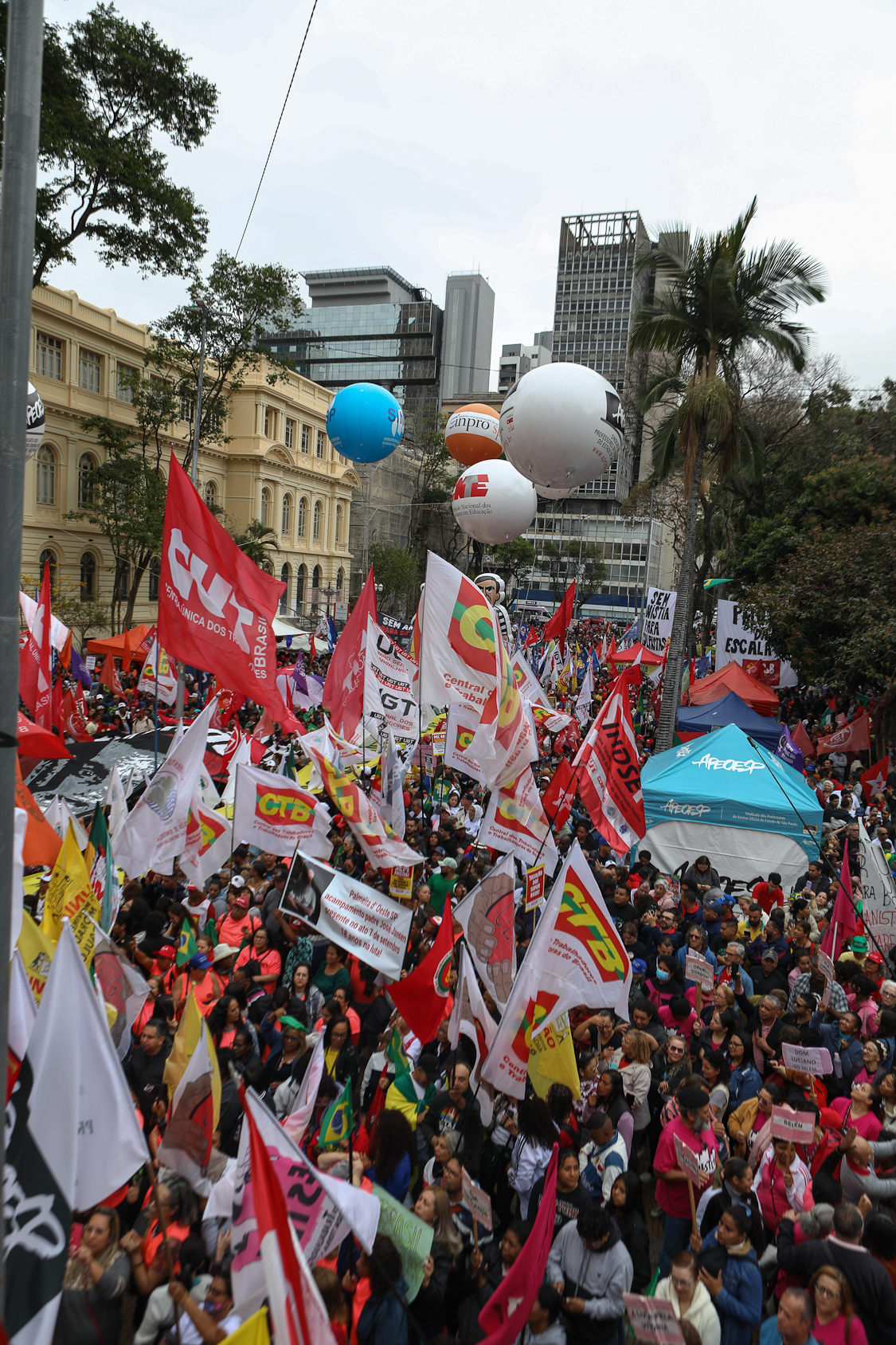 Dia dos excluidos ato pela Soberania Nacional na Praça da Republica-SP. Fotos Dino Santos Brasil_07_09_2025.