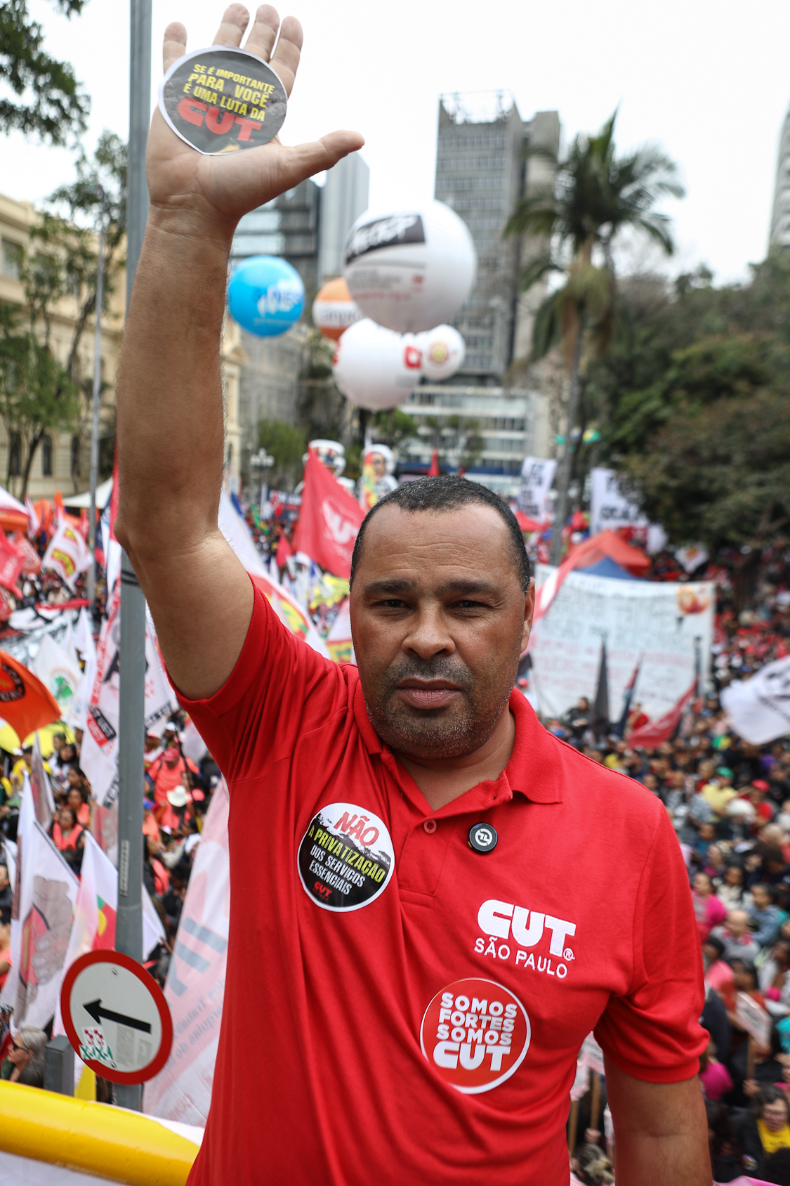 Dia dos excluidos ato pela Soberania Nacional na Praça da Republica-SP. Fotos Dino Santos Brasil_07_09_2025.