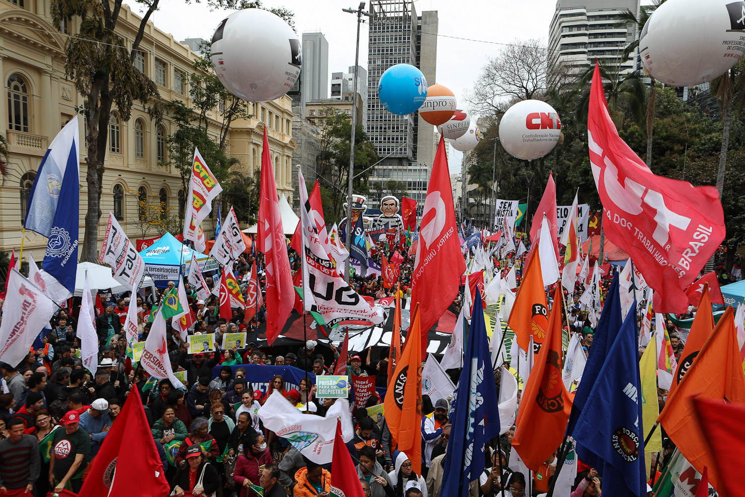 Dia dos excluidos ato pela Soberania Nacional na Praça da Republica-SP. Fotos Dino Santos Brasil_07_09_2025.