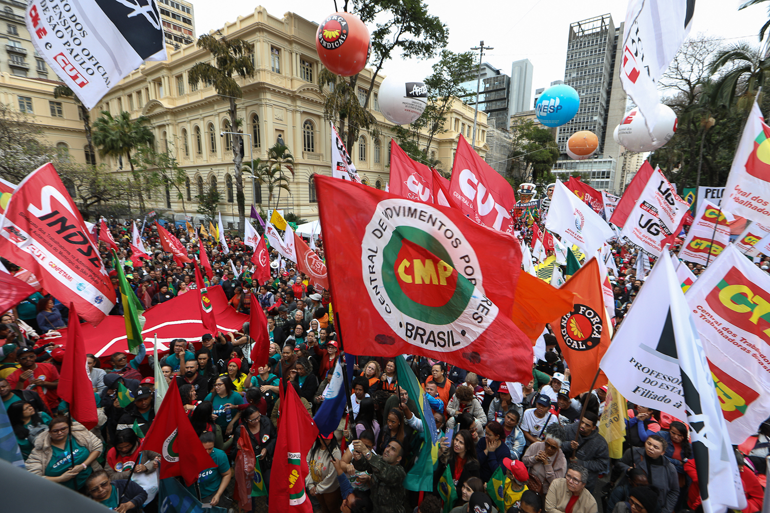Dia dos excluidos ato pela Soberania Nacional na Praça da Republica-SP. Fotos Dino Santos Brasil_07_09_2025.