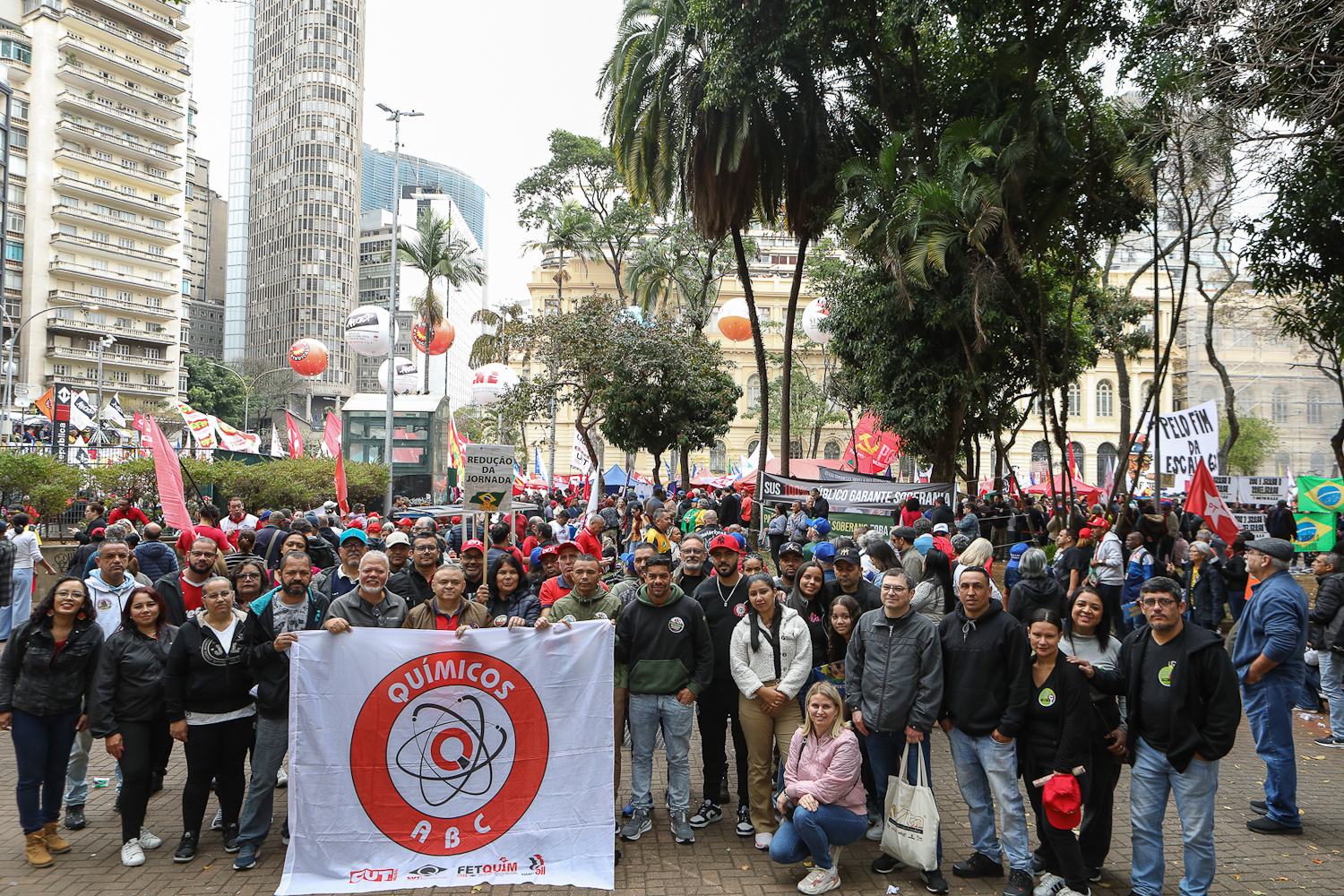 Dia dos excluidos ato pela Soberania Nacional na Praça da Republica-SP. Fotos Dino Santos Brasil_07_09_2025.