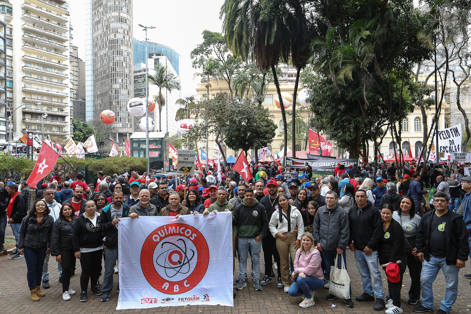 Dia dos excluidos ato pela Soberania Nacional na Praça da Republica-SP. Fotos Dino Santos Brasil_07_09_2025.