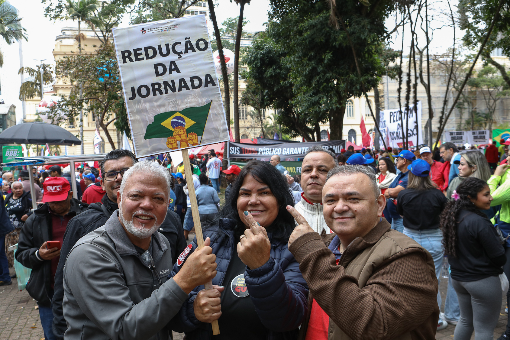 Dia dos excluidos ato pela Soberania Nacional na Praça da Republica-SP. Fotos Dino Santos Brasil_07_09_2025.