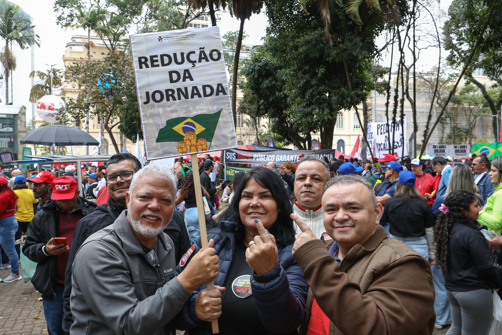 Dia dos excluidos ato pela Soberania Nacional na Praça da Republica-SP. Fotos Dino Santos Brasil_07_09_2025.