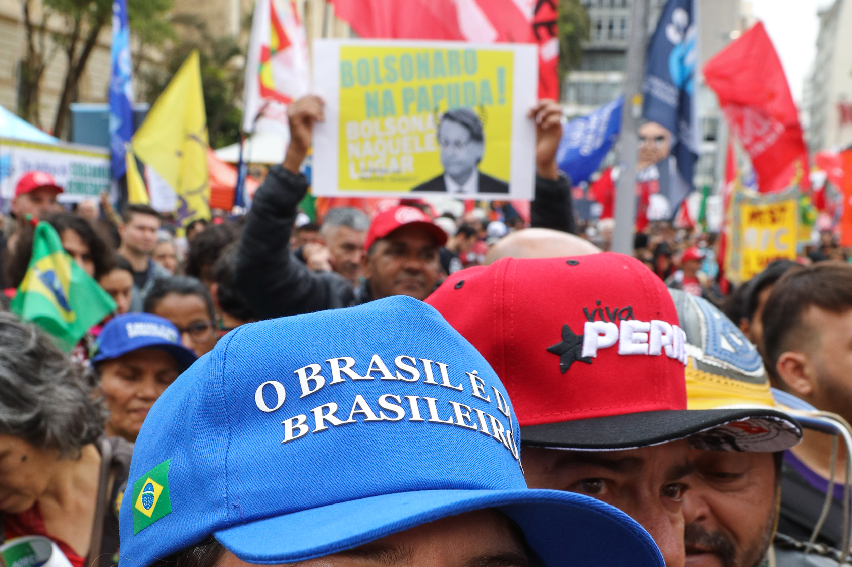 Dia dos excluidos ato pela Soberania Nacional na Praça da Republica-SP. Fotos Dino Santos Brasil_07_09_2025.