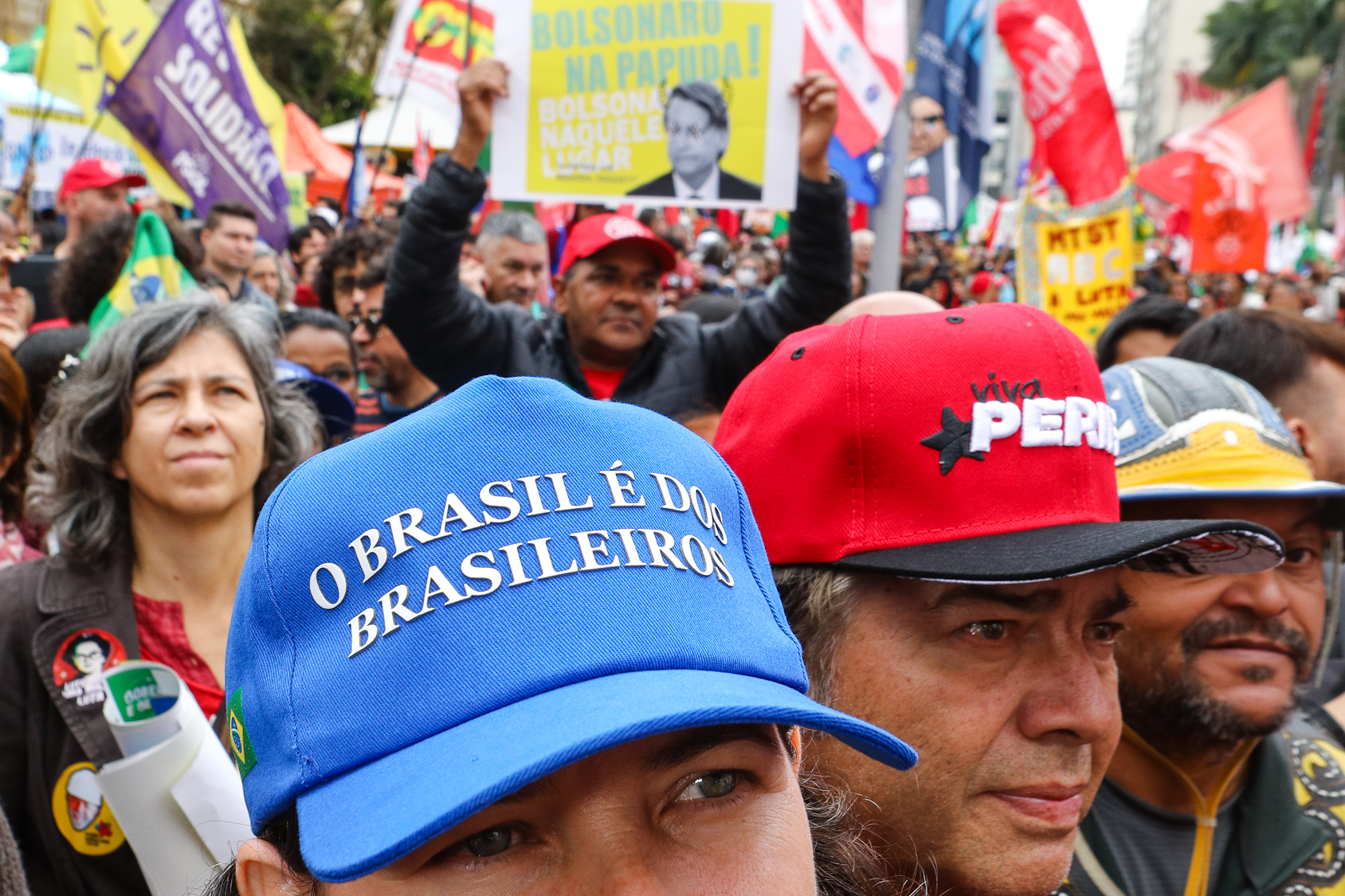 Dia dos excluidos ato pela Soberania Nacional na Praça da Republica-SP. Fotos Dino Santos Brasil_07_09_2025.