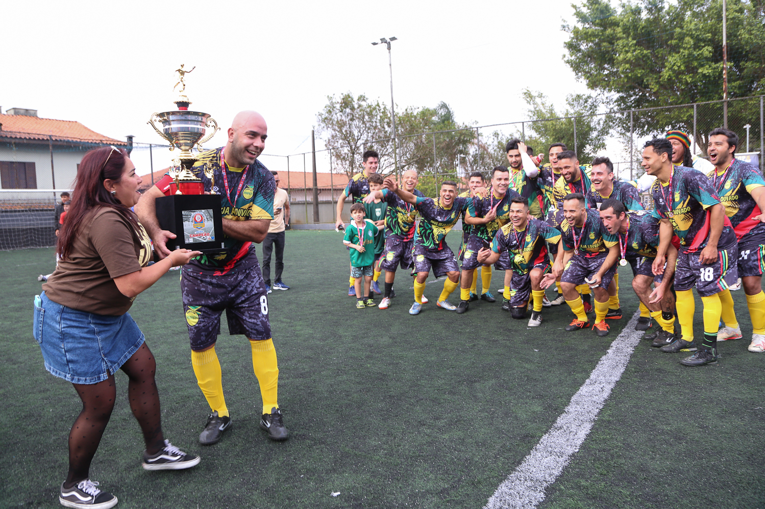 Final do Campeonato de Futebol Socity série Prata. Realizado no Valdivia. Fotos Valdir Lopes. Brasil_30_08_2025.