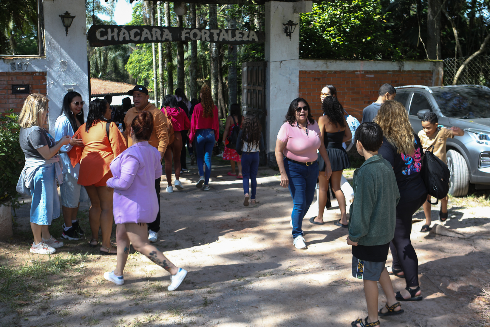 Encerramento do encontro das mulheres trabalhadoras químicas do abc realizado na Chácara Fortaleza. Rua José Marion, 597 - Finco, São Bernardo do Campo-SP. Fotos Dino Santos. Brasil_25_10_2025.