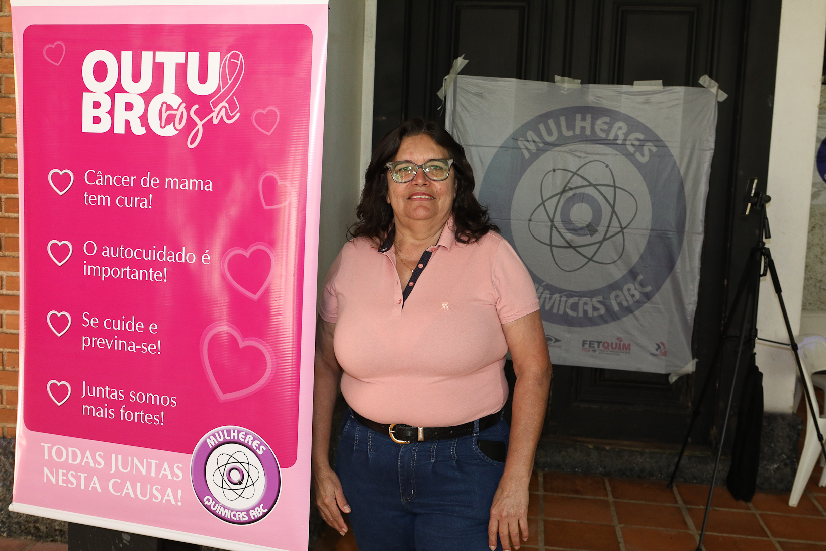 Encerramento do encontro das mulheres trabalhadoras químicas do abc realizado na Chácara Fortaleza. Rua José Marion, 597 - Finco, São Bernardo do Campo-SP. Fotos Dino Santos. Brasil_25_10_2025.
