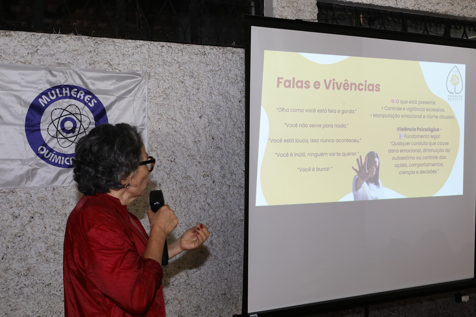 Encerramento do encontro das mulheres trabalhadoras químicas do abc realizado na Chácara Fortaleza. Rua José Marion, 597 - Finco, São Bernardo do Campo-SP. Fotos Dino Santos. Brasil_25_10_2025.