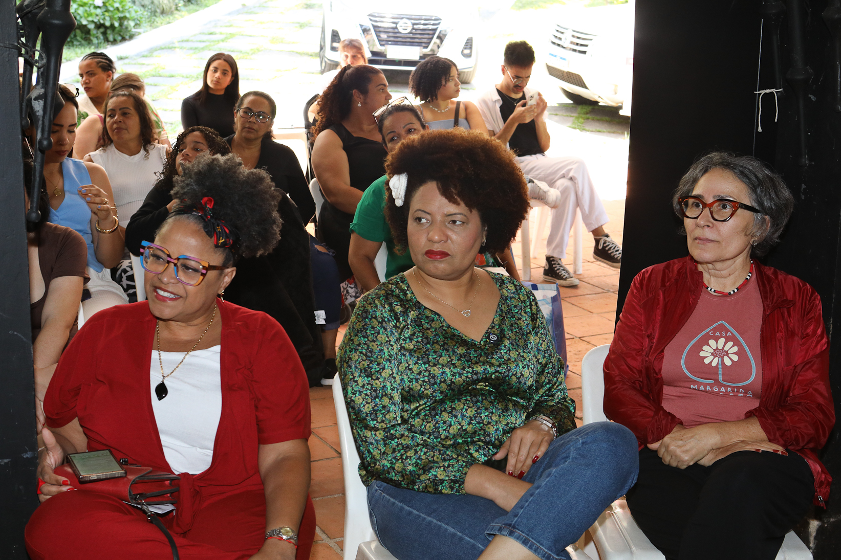 Encerramento do encontro das mulheres trabalhadoras químicas do abc realizado na Chácara Fortaleza. Rua José Marion, 597 - Finco, São Bernardo do Campo-SP. Fotos Dino Santos. Brasil_25_10_2025.