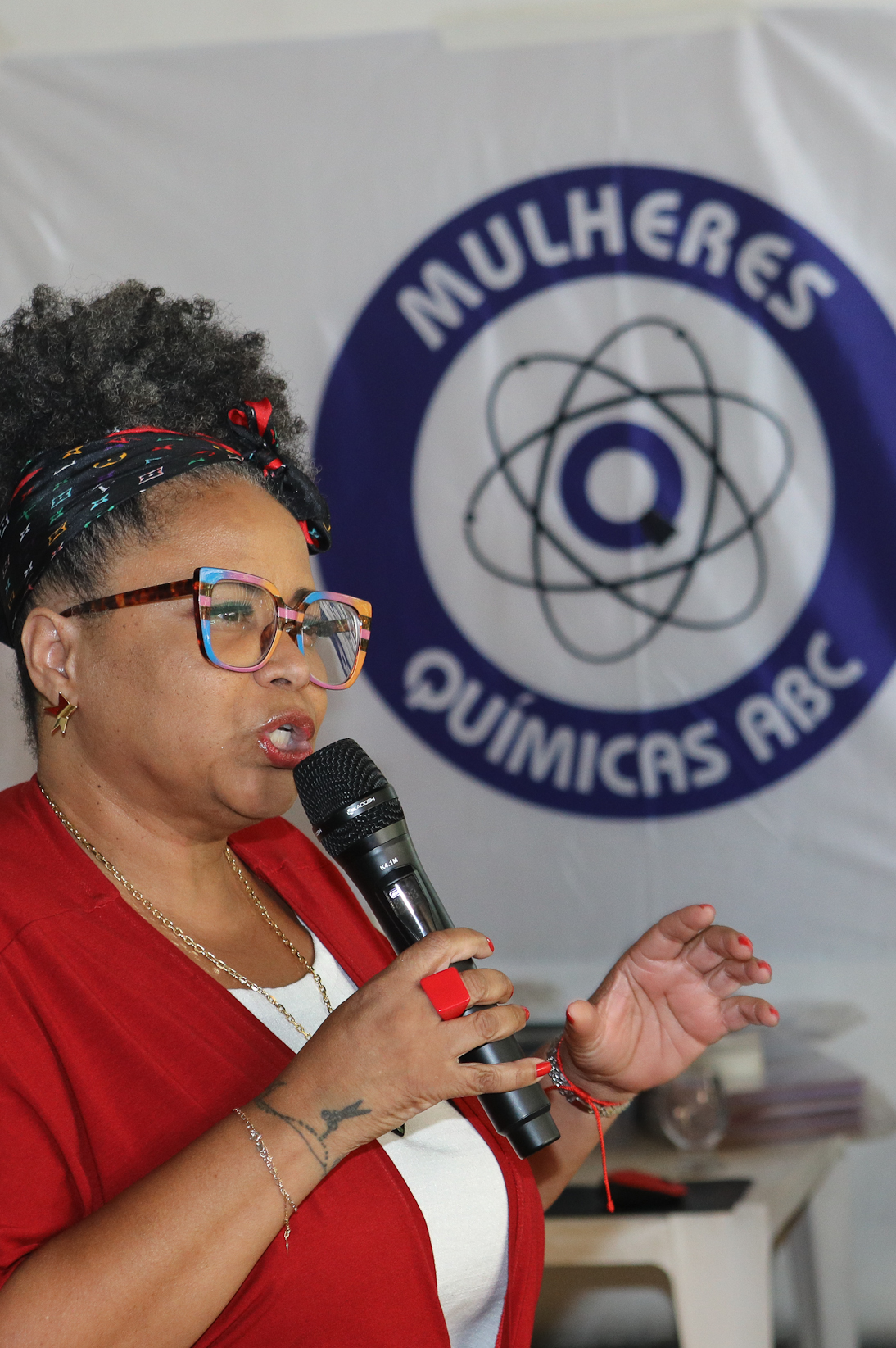 Encerramento do encontro das mulheres trabalhadoras químicas do abc realizado na Chácara Fortaleza. Rua José Marion, 597 - Finco, São Bernardo do Campo-SP. Fotos Dino Santos. Brasil_25_10_2025.