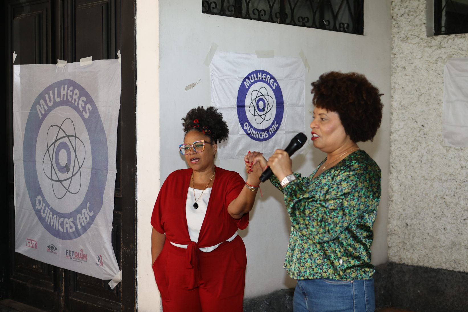 Encerramento do encontro das mulheres trabalhadoras químicas do abc realizado na Chácara Fortaleza. Rua José Marion, 597 - Finco, São Bernardo do Campo-SP. Fotos Dino Santos. Brasil_25_10_2025.