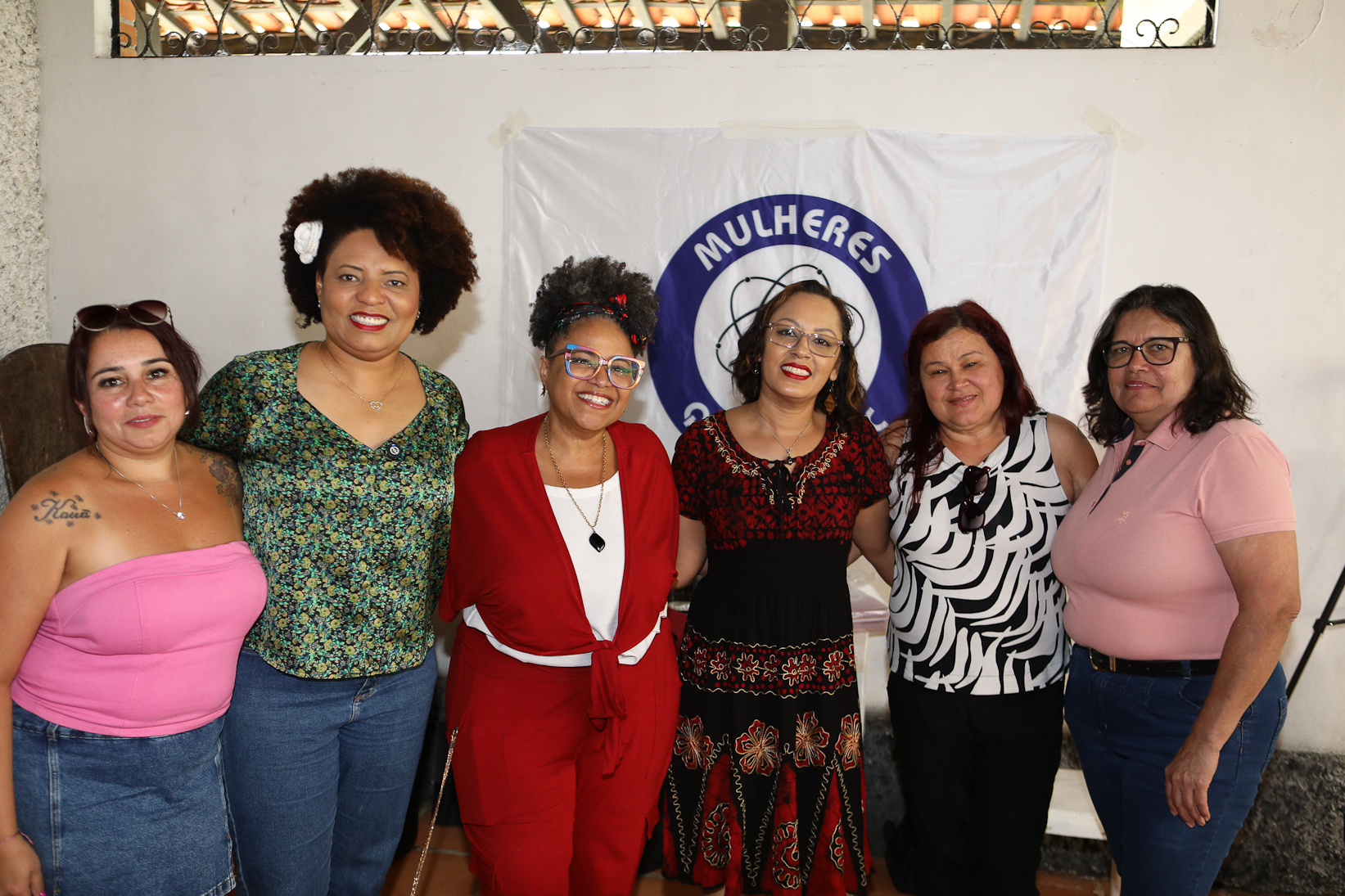 Encerramento do encontro das mulheres trabalhadoras químicas do abc realizado na Chácara Fortaleza. Rua José Marion, 597 - Finco, São Bernardo do Campo-SP. Fotos Dino Santos. Brasil_25_10_2025.