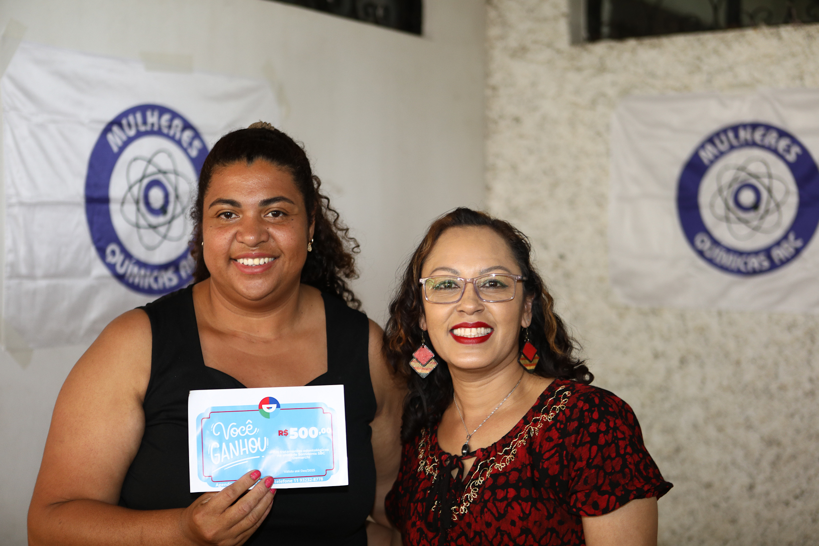 Encerramento do encontro das mulheres trabalhadoras químicas do abc realizado na Chácara Fortaleza. Rua José Marion, 597 - Finco, São Bernardo do Campo-SP. Fotos Dino Santos. Brasil_25_10_2025.