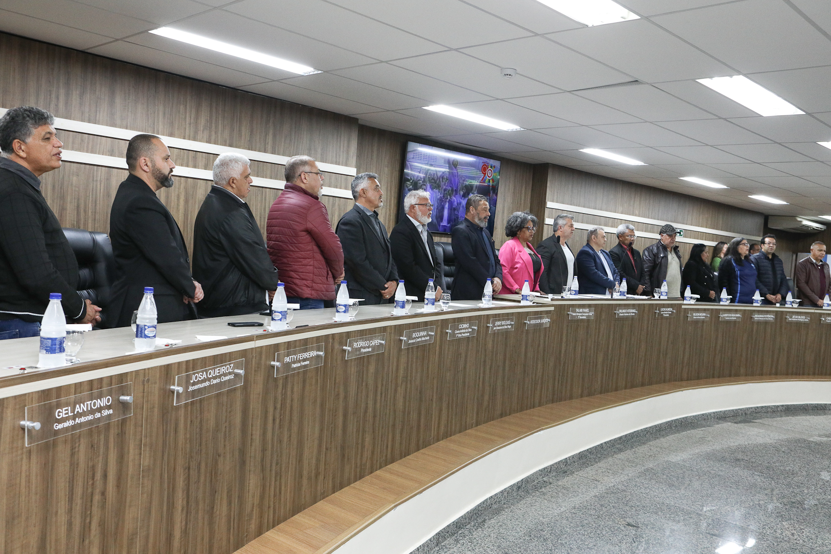 Homenagem ao Sindicato dos Químicos do ABC pelo aniversário de 87 anos com Diploma Legislativo de Honra ao Mérito Social pela autoria do vereador Orlando Vitoriano realizado na Câmara Municipal de Diadema. Av. Antonio Piranga, 474 - Centro de Diadema/SP. Fotos Dino Santos. Brasil_08_10_2025