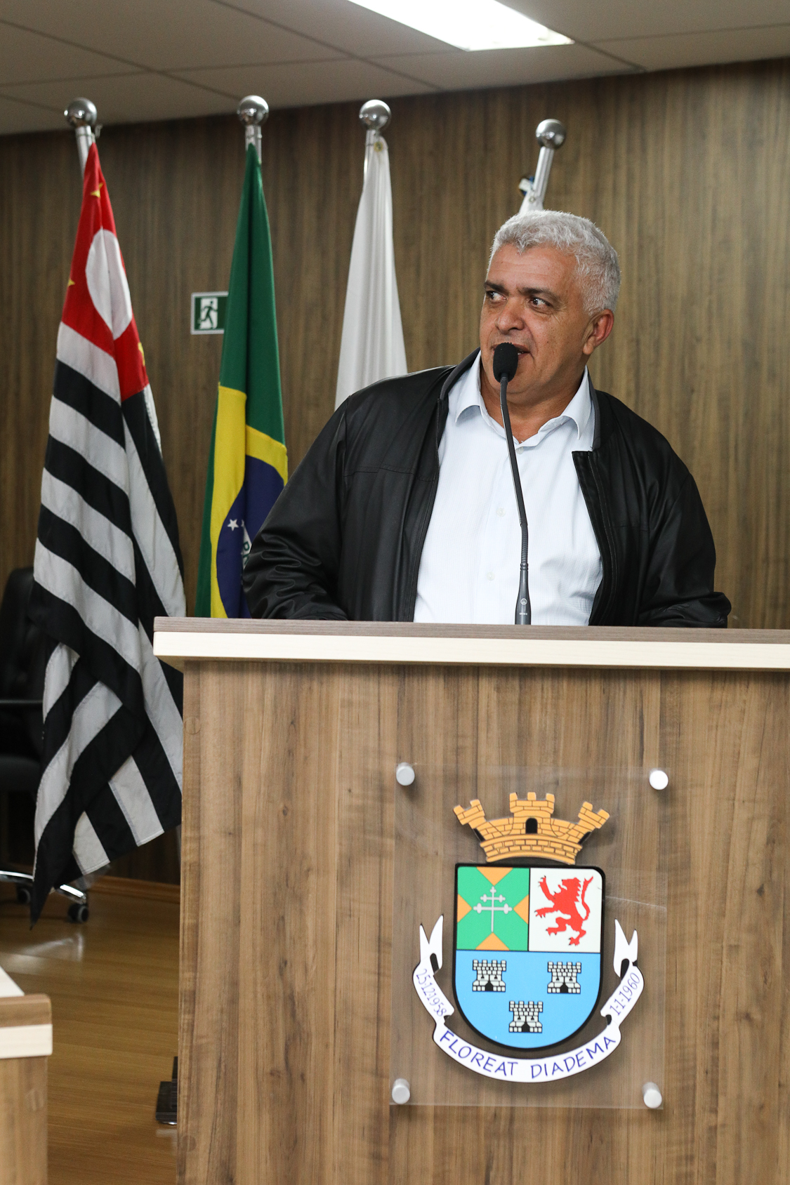 Homenagem ao Sindicato dos Químicos do ABC pelo aniversário de 87 anos com Diploma Legislativo de Honra ao Mérito Social pela autoria do vereador Orlando Vitoriano realizado na Câmara Municipal de Diadema. Av. Antonio Piranga, 474 - Centro de Diadema/SP. Fotos Dino Santos. Brasil_08_10_2025